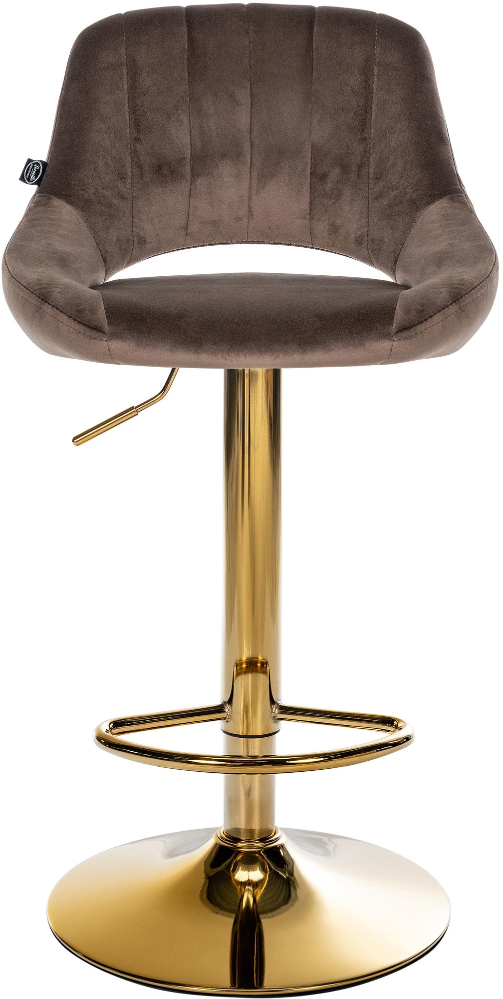 Barhocker Milet Samt gold