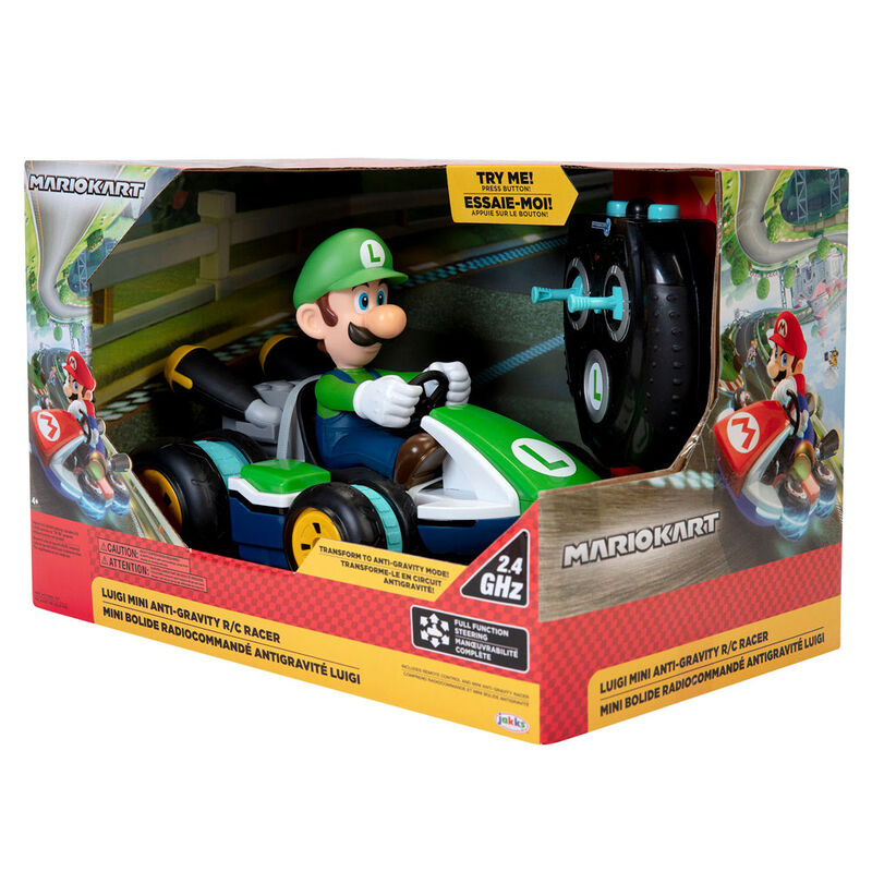 Jakks Pacific Modelle & Fahrzeuge Nintendo Super Mario - Luigi Kart Mini RC Racer - 20 cm