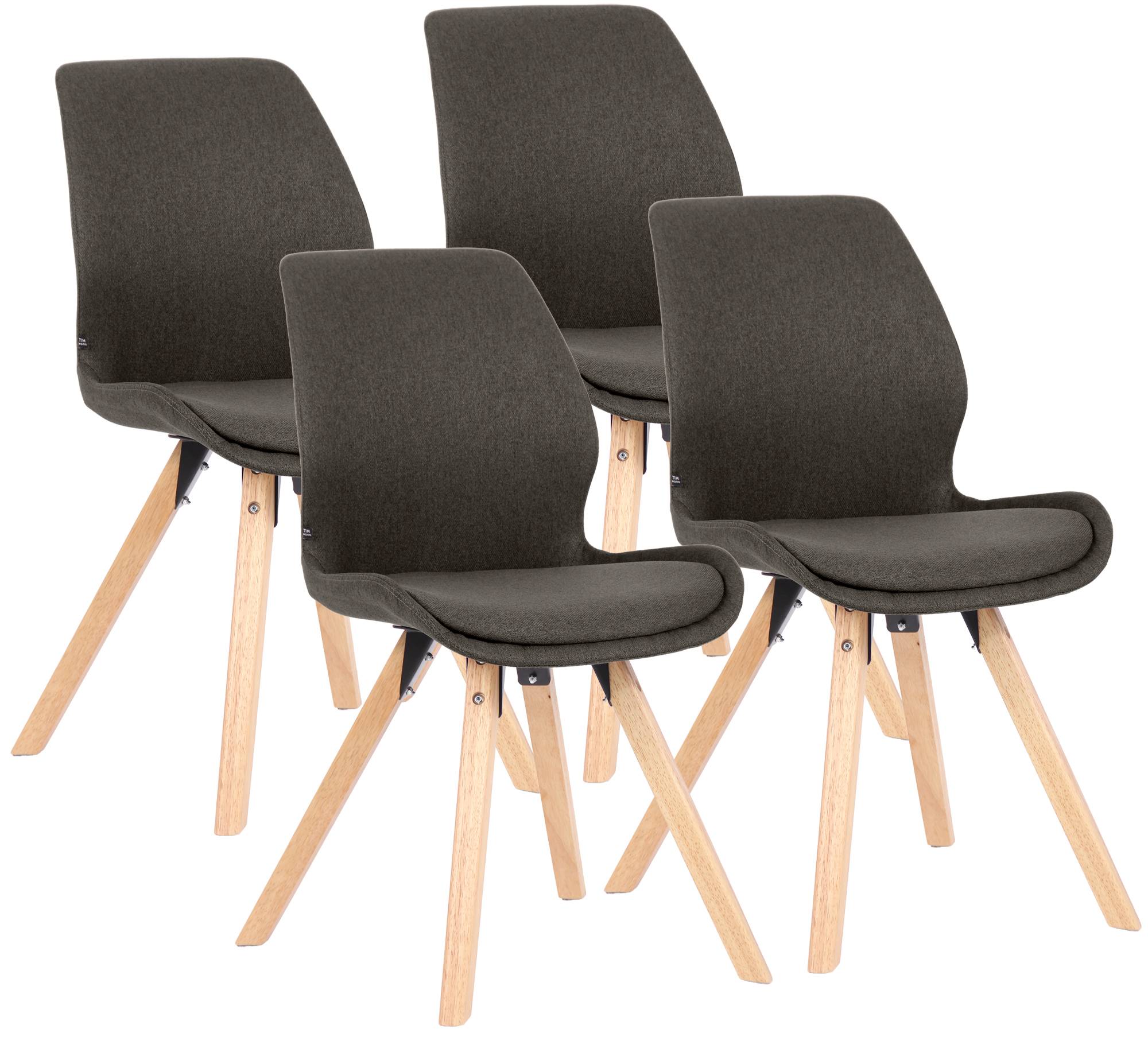 4er Set Stuhl Luna Stoff