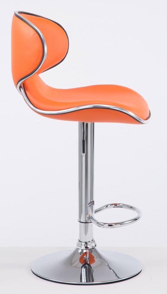 2er Set Barhocker Las Vegas V2 Kunstleder chrom
