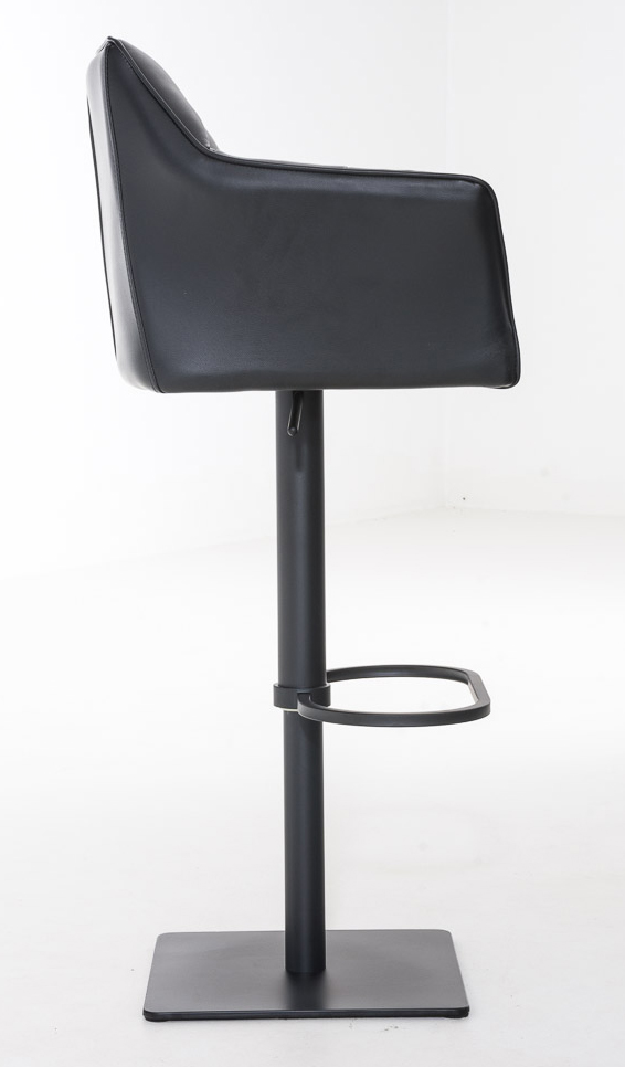 2er Set Barhocker Damaso Kunstleder schwarz