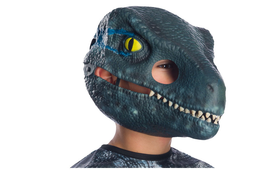 Rubies Jurassic World Jurassic World - Dinosaurier Velociraptor Blue - Maske für Kinder