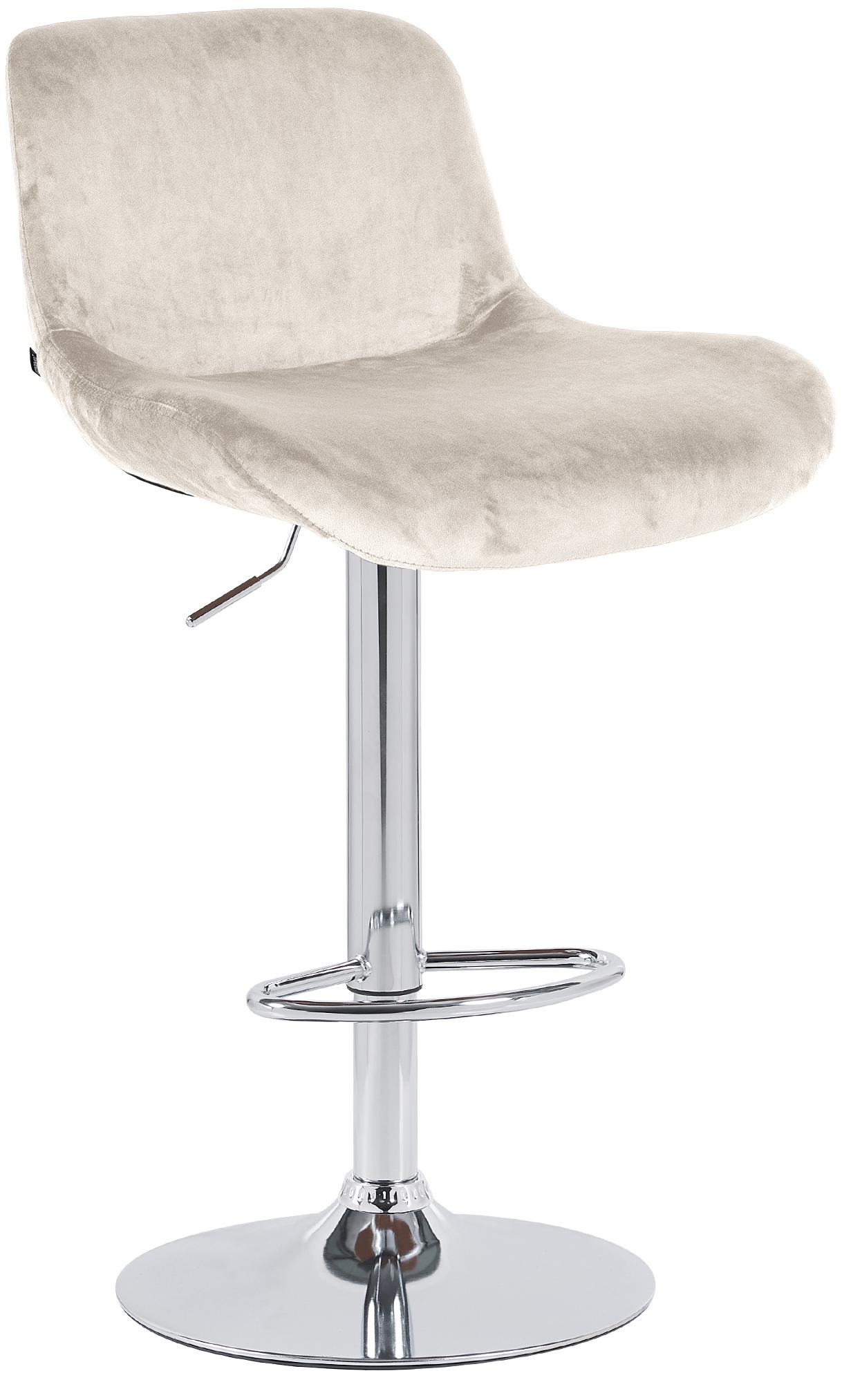 Barhocker Solon Chrom Samt