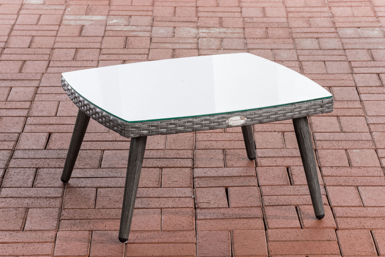 Tisch Ameland Flachrattan 30 cm