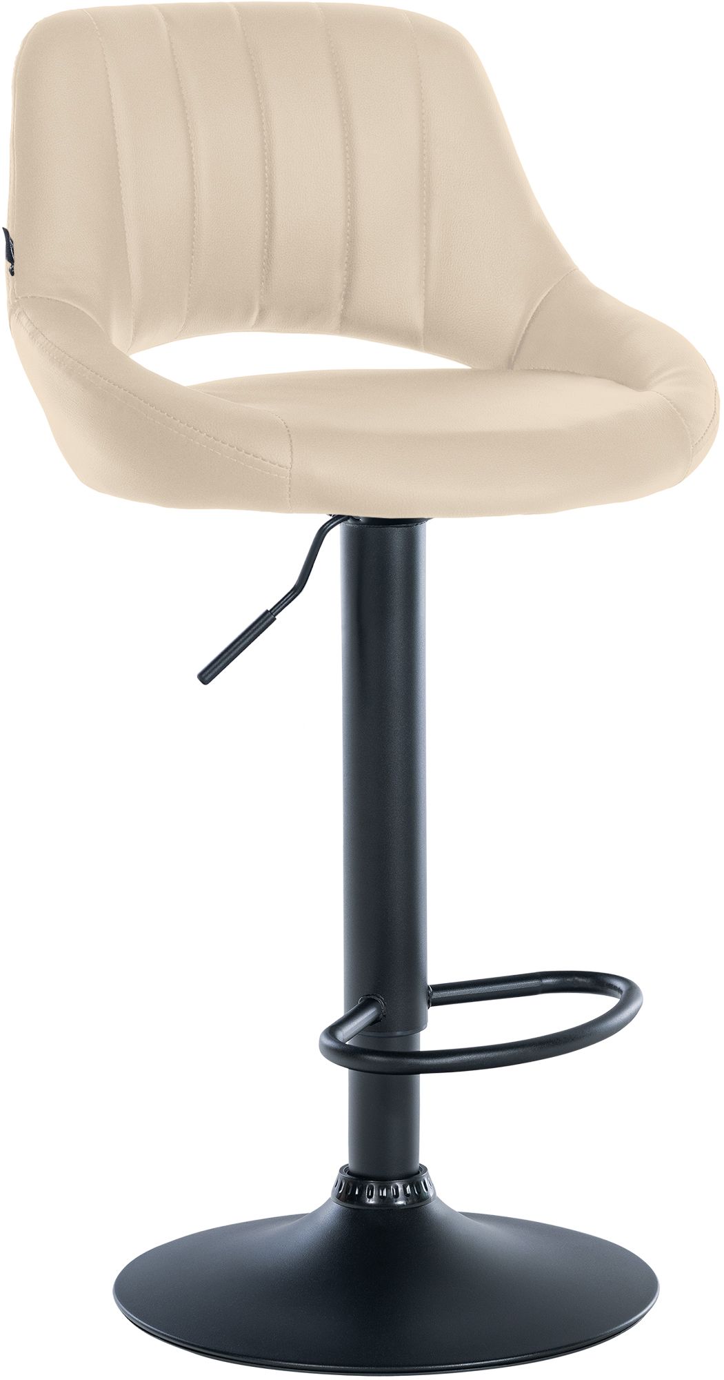 Barhocker Milet Kunstleder schwarz