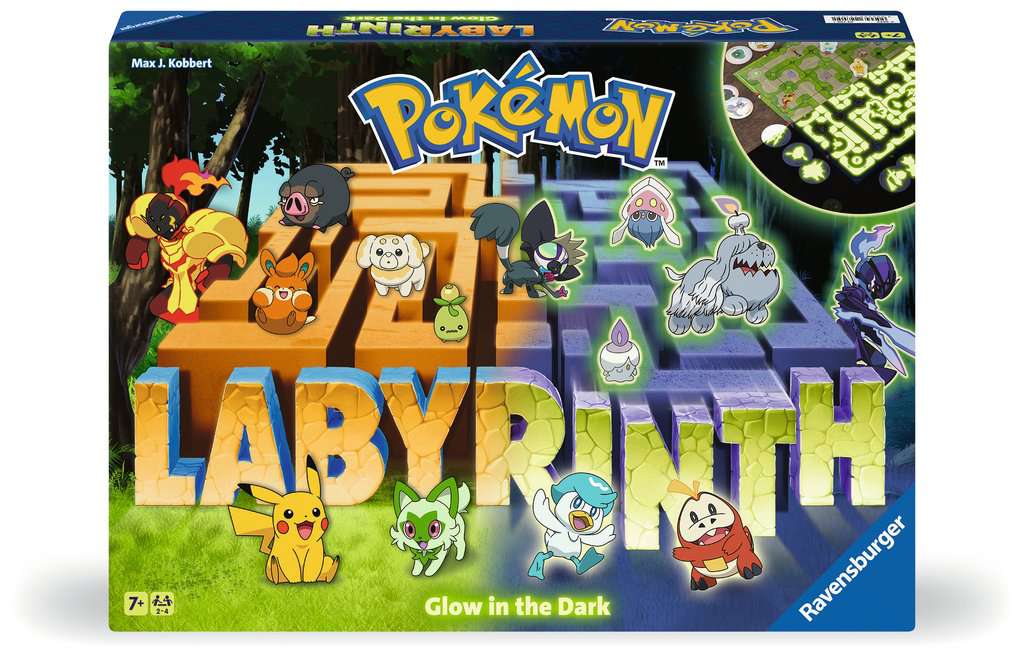Ravensburger Brettspiele & Gesellschaftsspiele Pokémon - Labyrinth Glow in the Dark - Brettspiel