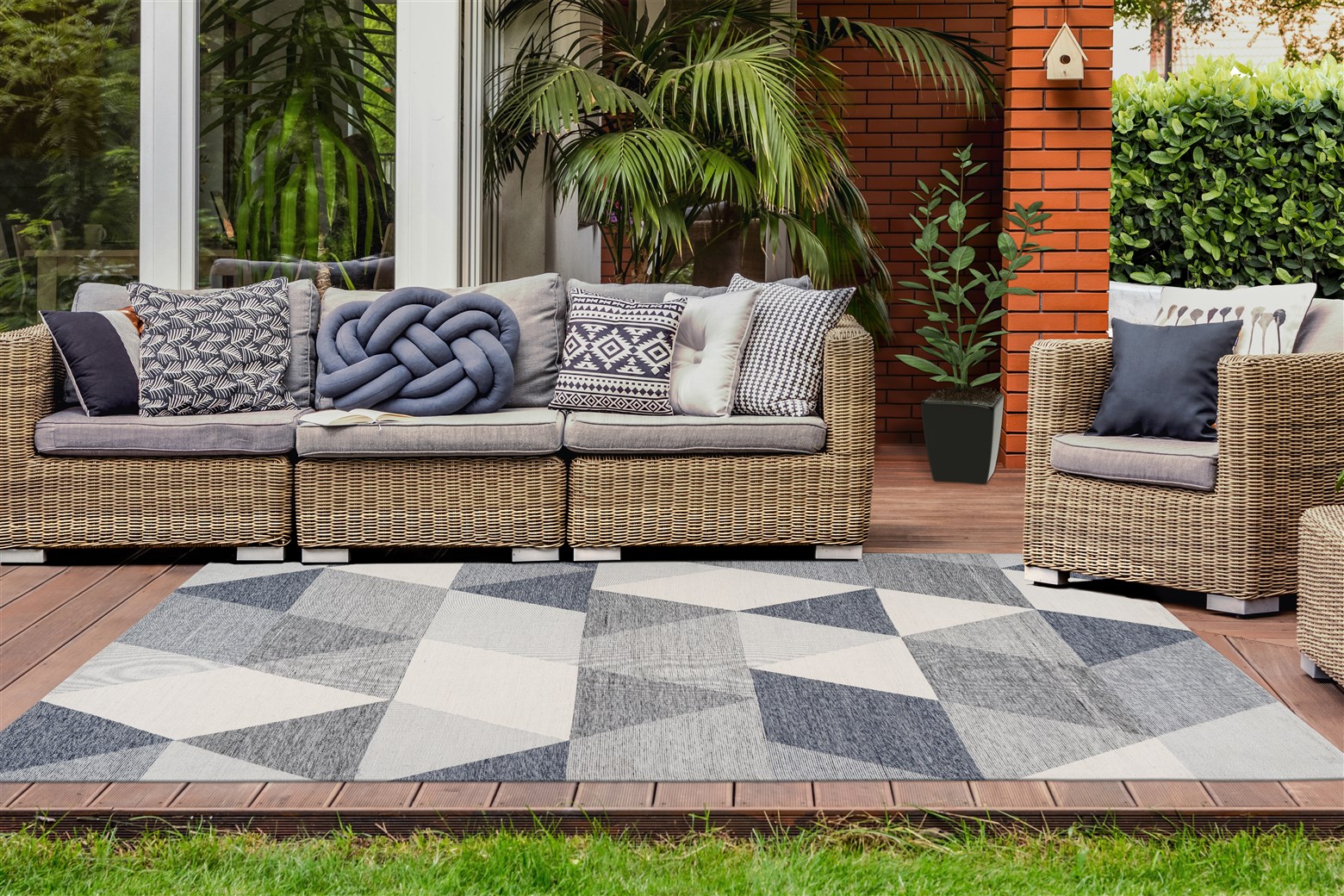 Teppich Yoga 425 Grau / Creme 160cm x 230cm
