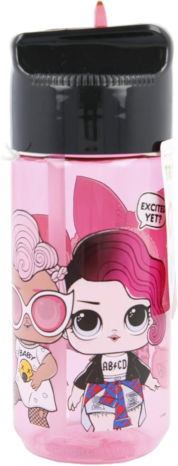 Stor Brotdosen & Trinkflaschen Stor 16836 - LOL SURPRISE - Rock On - Premium Tritan Trinkflasche, 430 ml