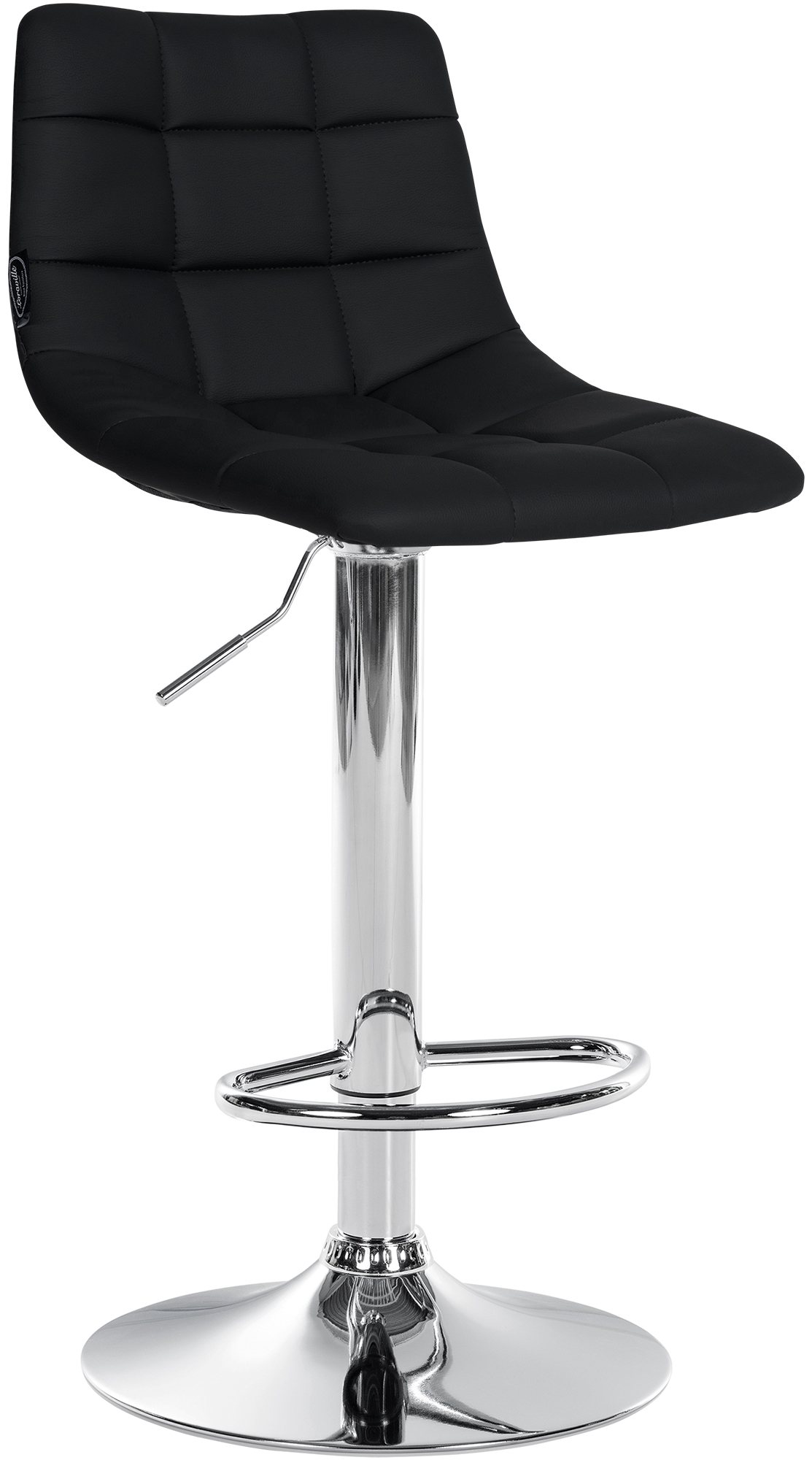 2er Set Barhocker Jerry Kunstleder chrom