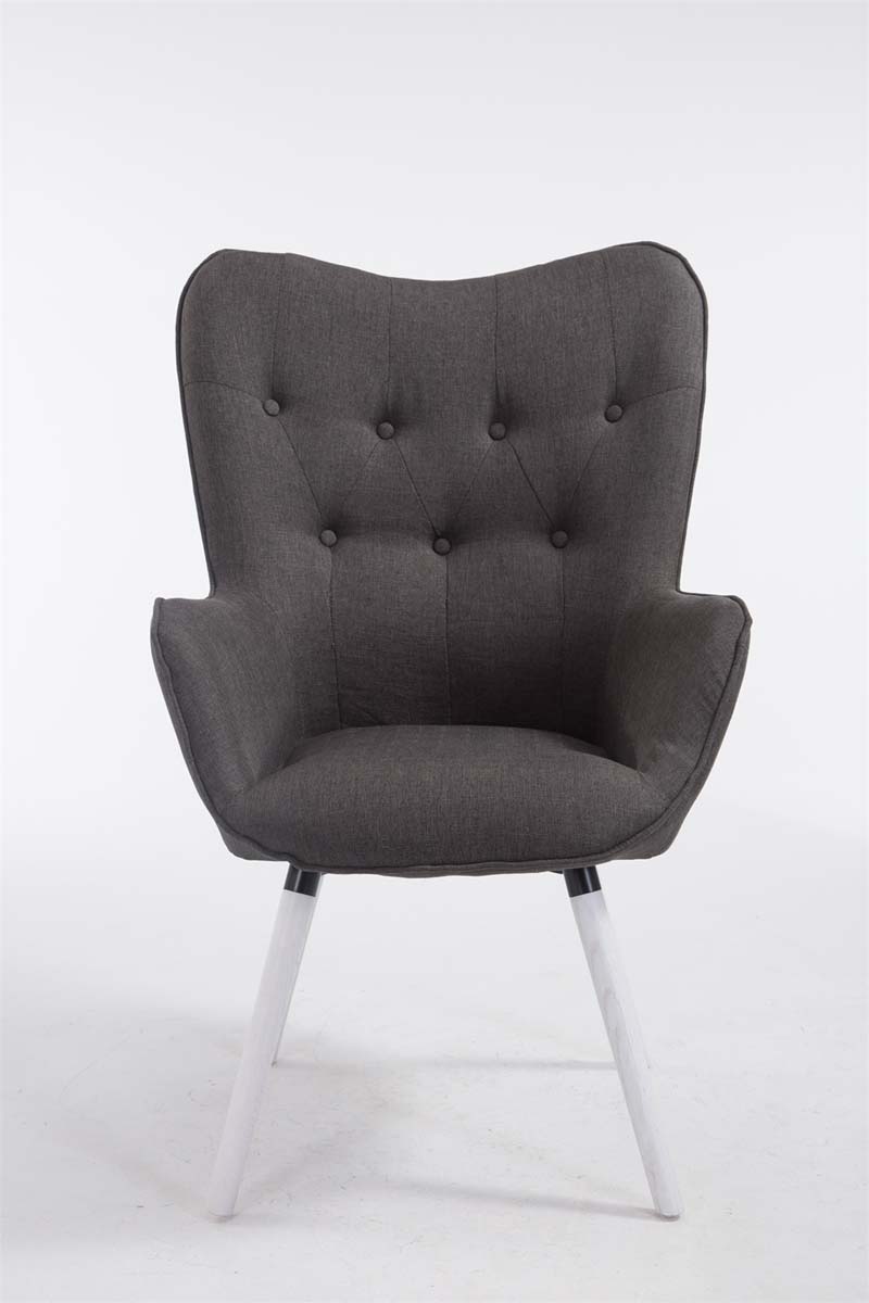 Lounger Aalborg Weiß Stoff