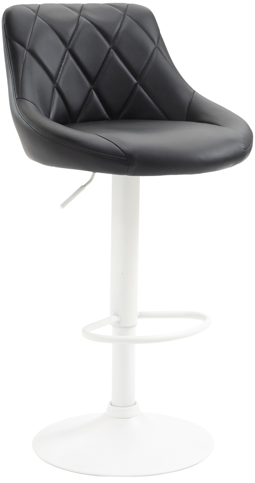 Barhocker Lazio Kunstleder weiß