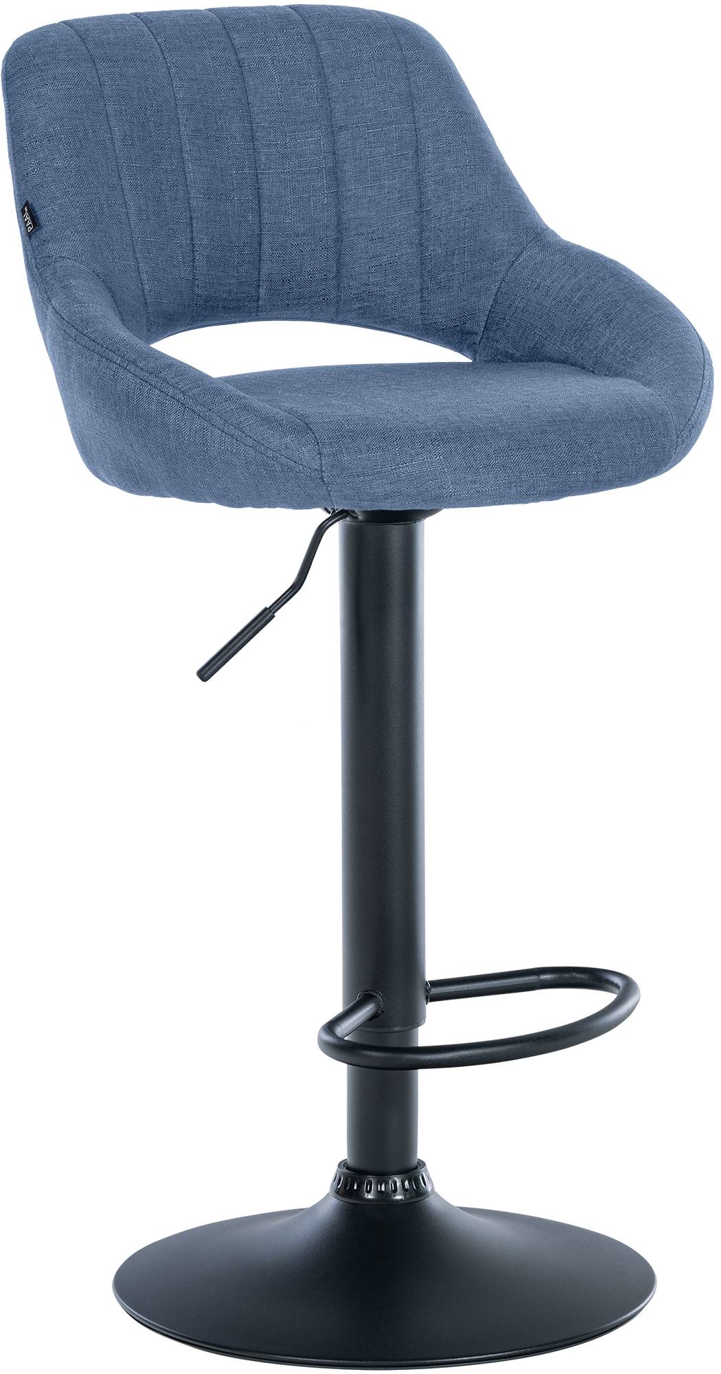 Barhocker Milet Stoff schwarz
