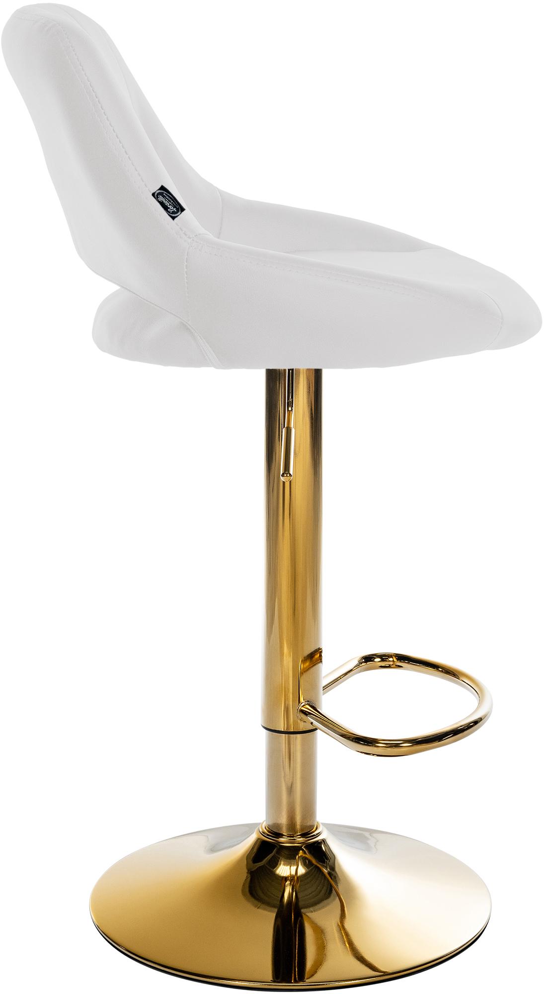 Barhocker Milet Kunstleder gold