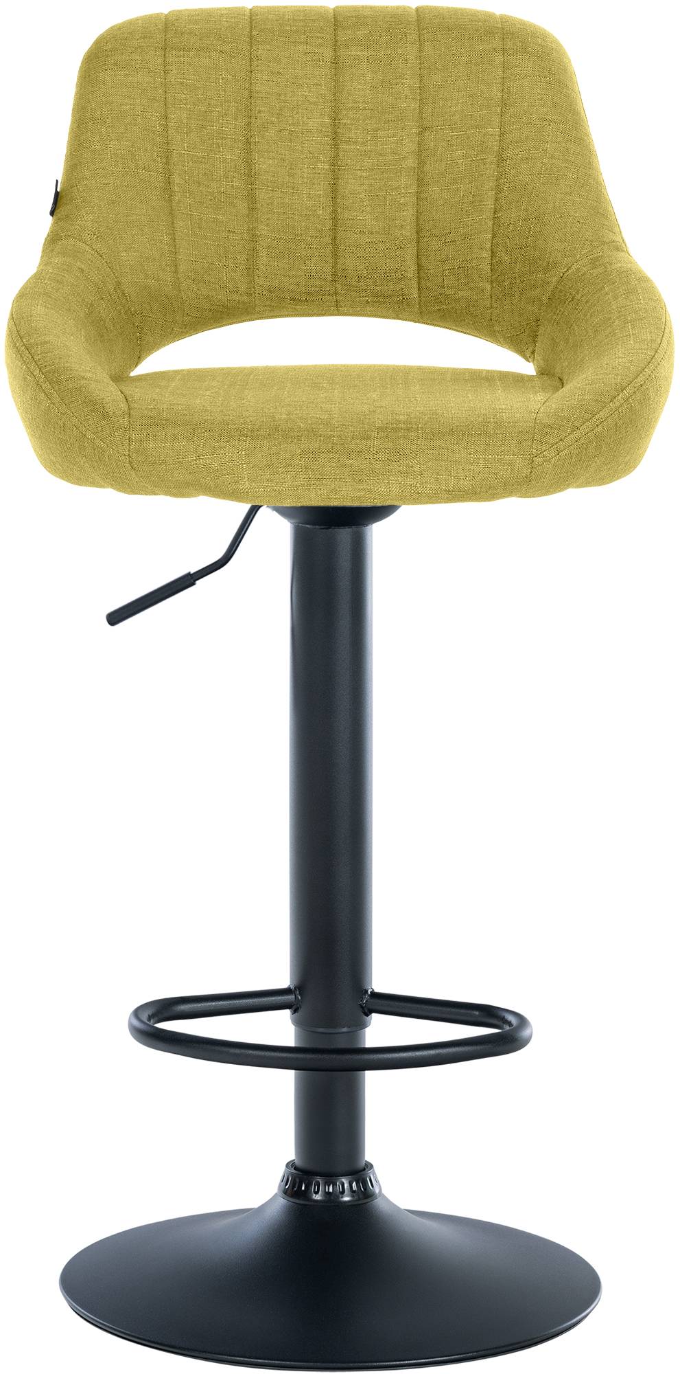 Barhocker Milet Stoff schwarz