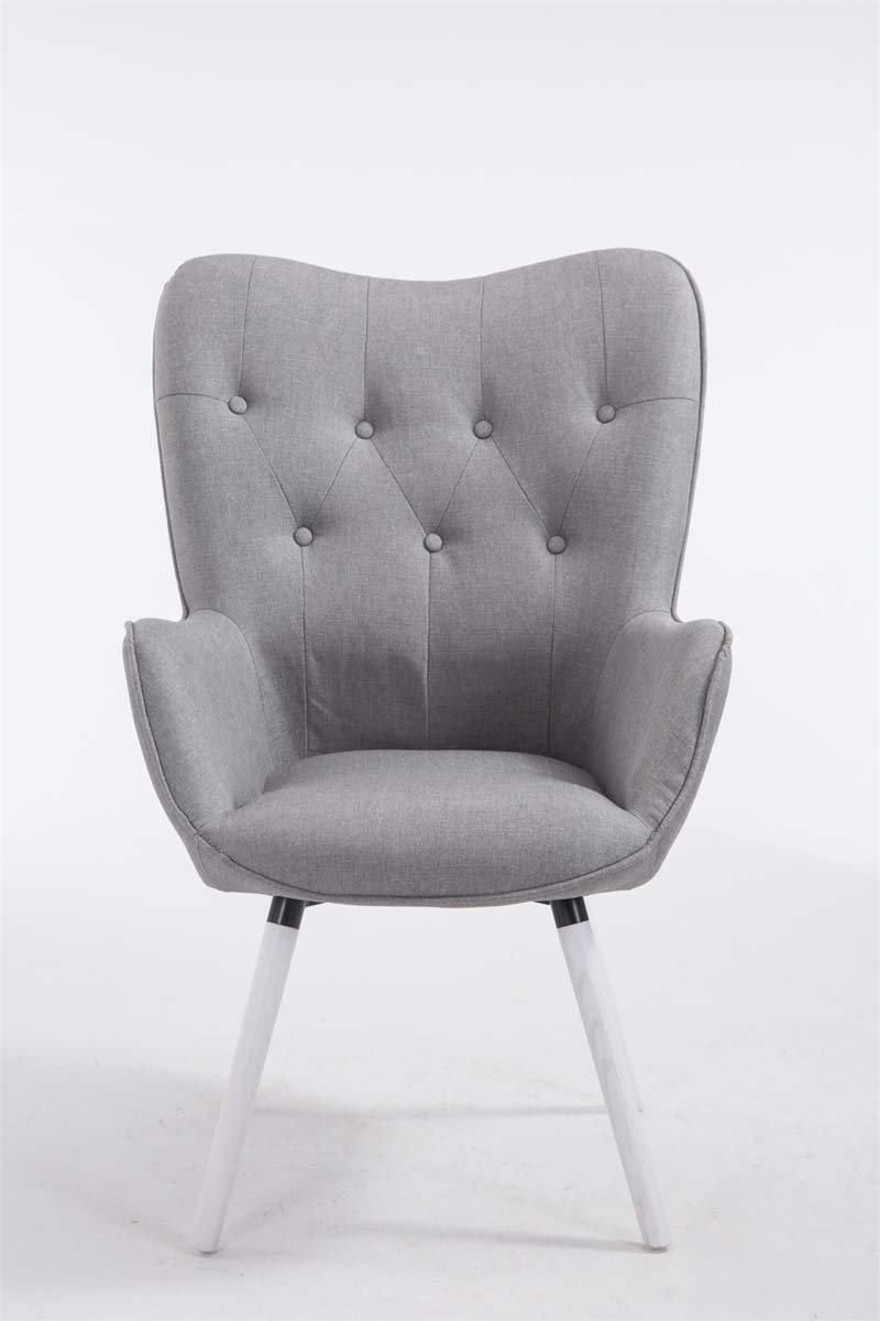 Lounger Aalborg Weiß Stoff