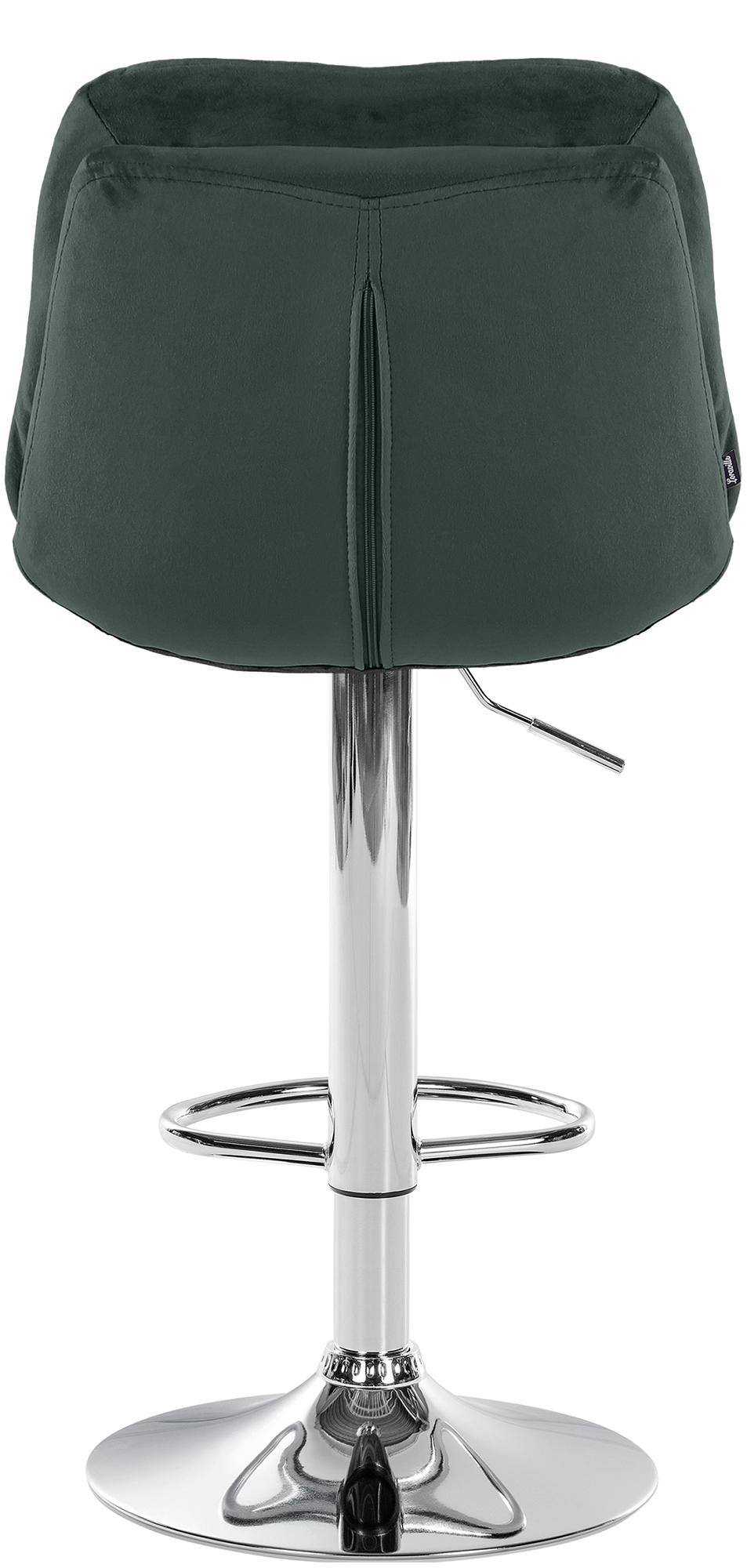 Barhocker Laurel Samt chrom