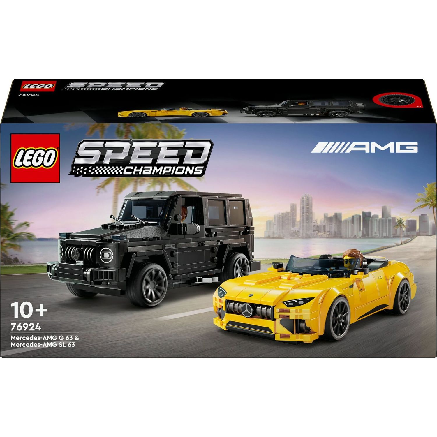 LEGO® Bau- & Konstruktionsspielzeug LEGO® Speed Champions 76924 - Mercedes-AMG G 63 & Mercedes-AMG SL 63 (808 Teile)