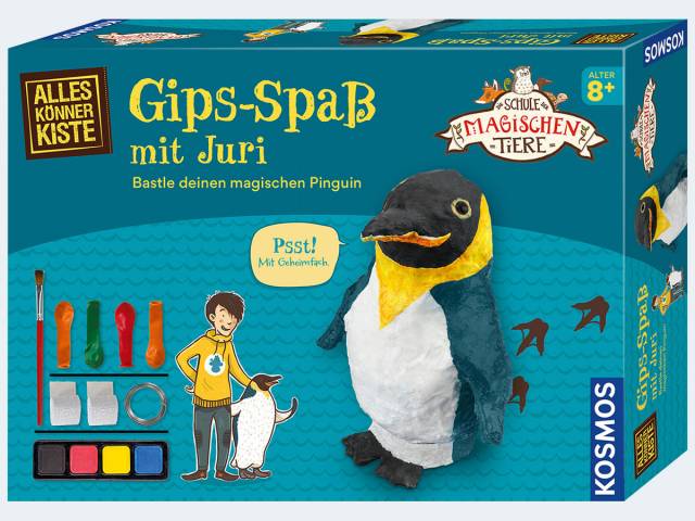 Kosmos Unterhaltungsspiele Kosmos 604660 - Die Schule der magischen Tiere Gips-Spaß mit Juri