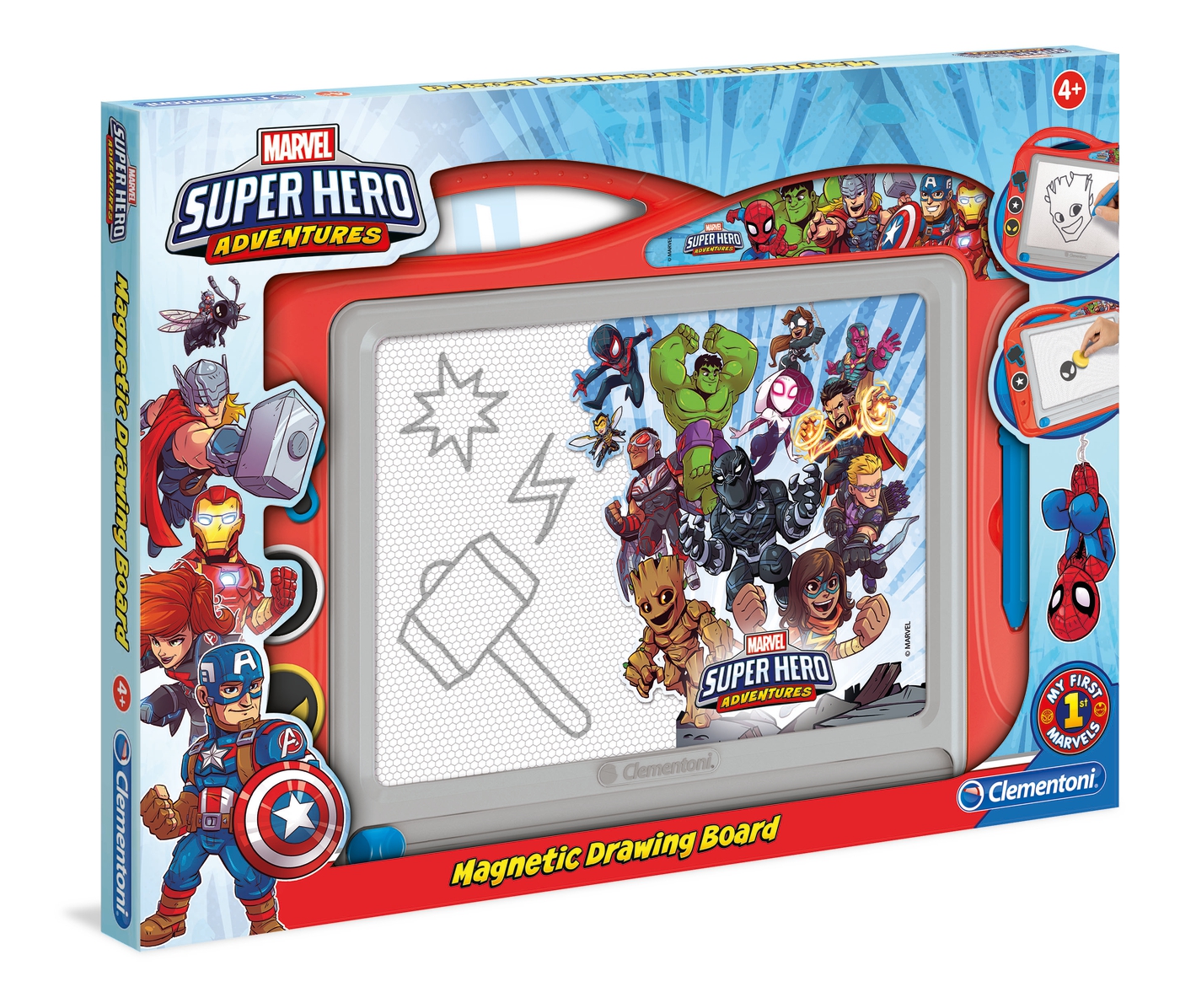 Clementoni Bastel- & Kreativspielzeug Zaubertafel - Marvel Superhelden