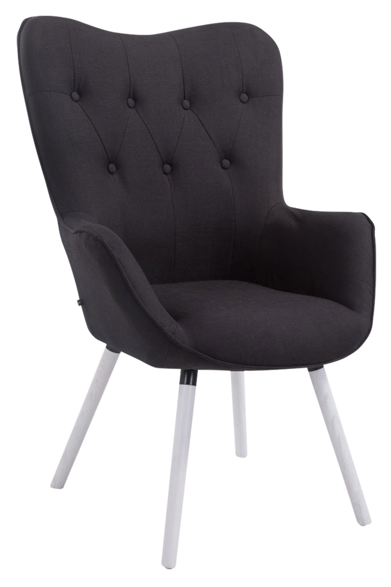 Lounger Aalborg Weiß Stoff