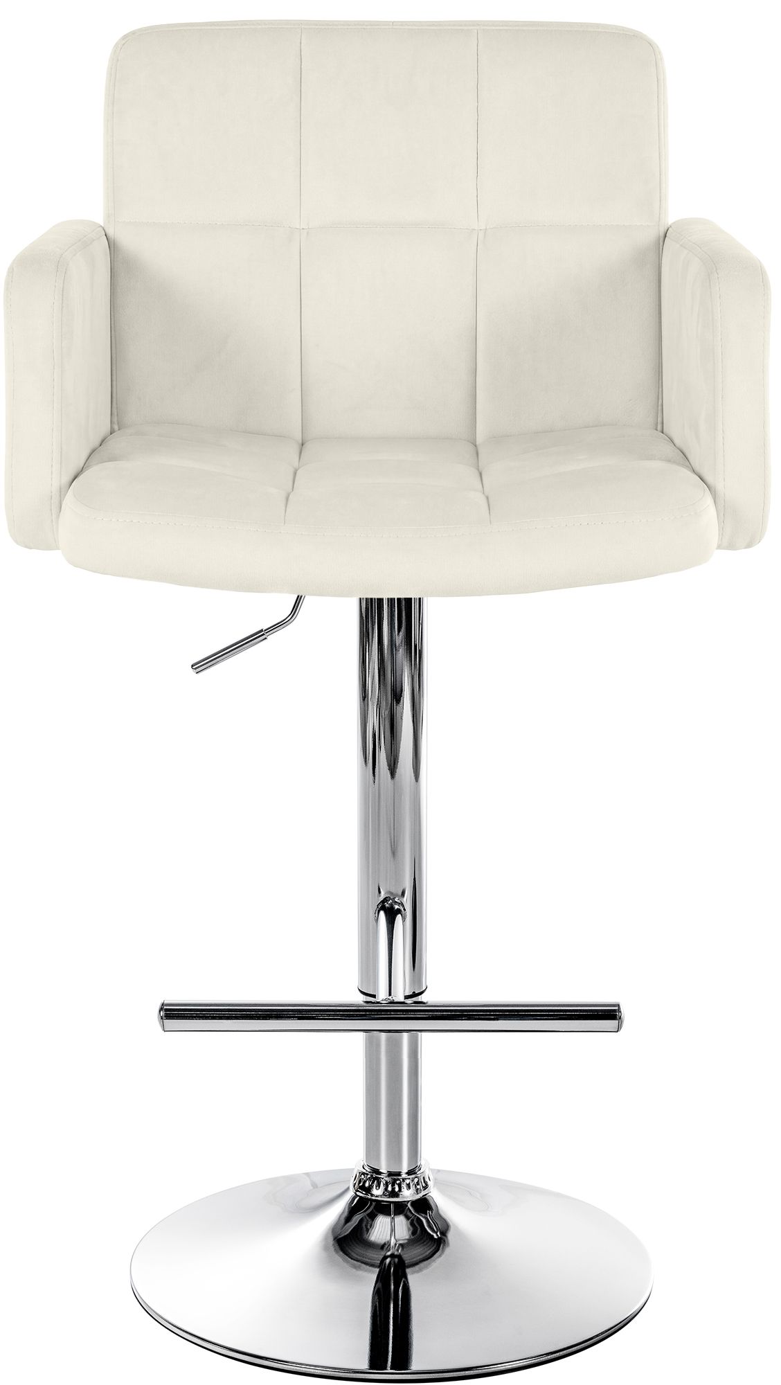Barhocker Los Angeles Samt chrom