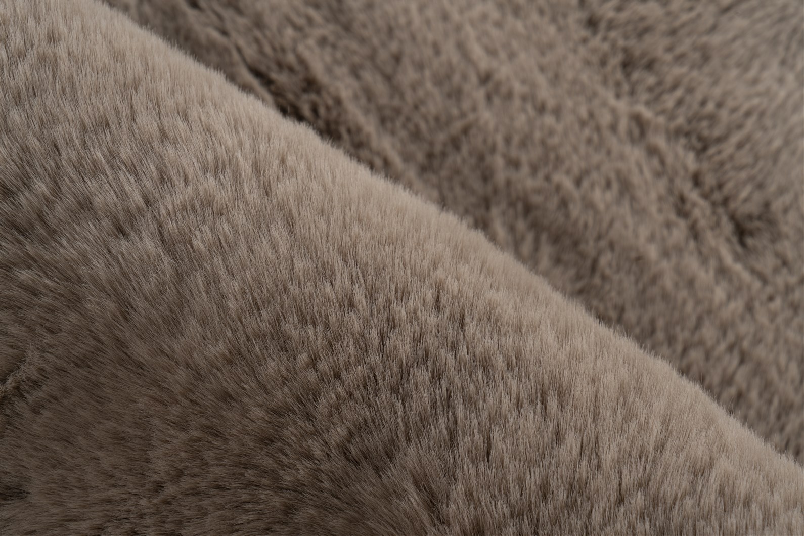 Badematte Badematte Rabbit 225 Dunkelbeige Ø 100cm RUND