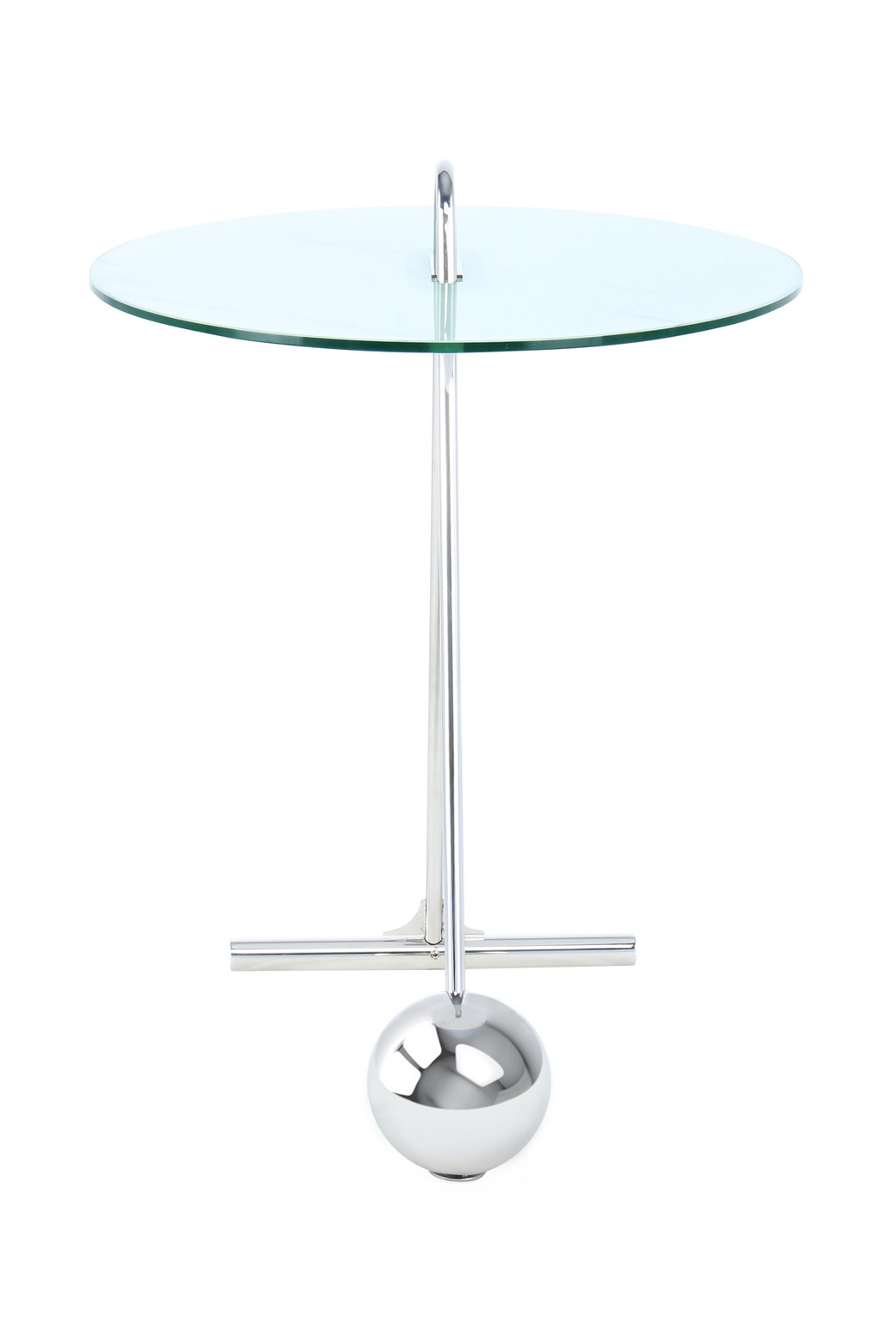 Beistelltisch Beistelltisch Pendulum 525 Silber / Weiß