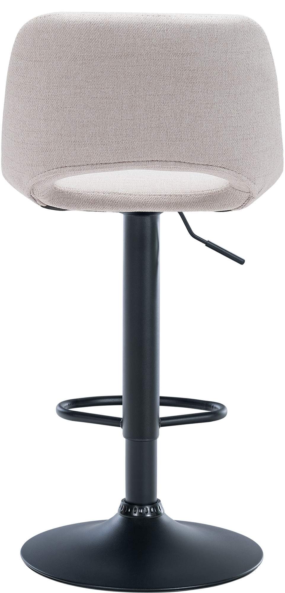 Barhocker Camden Stoff schwarz