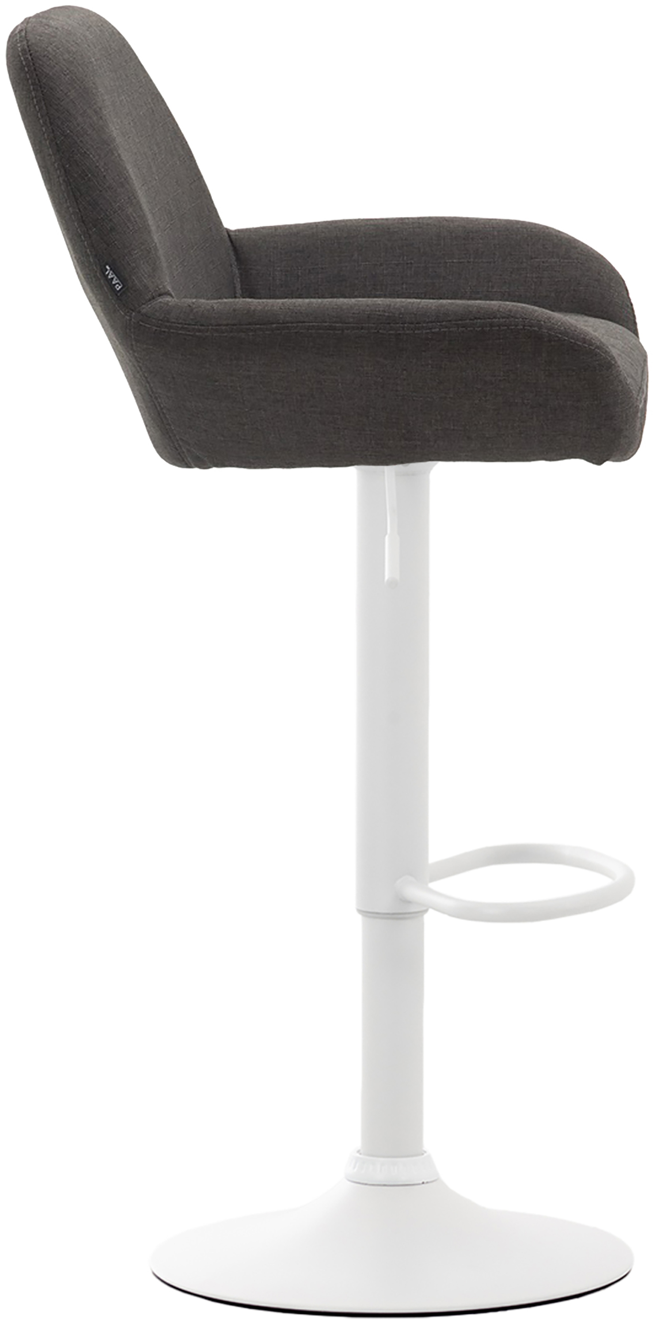 Barhocker Braga Stoff weiß