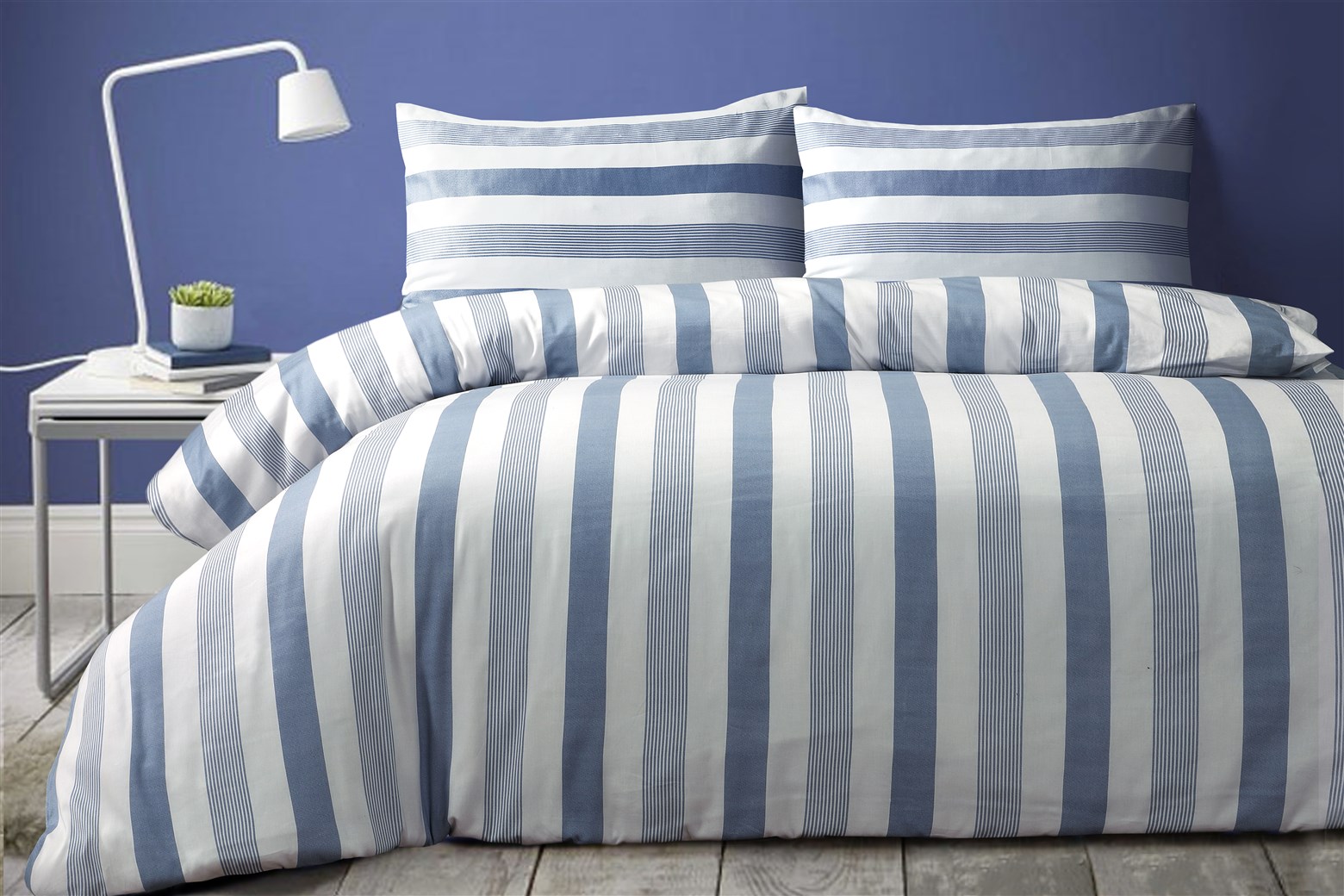 Bettwäsche Bettwäsche Pina 125-DE Blau 135cm x 200cm