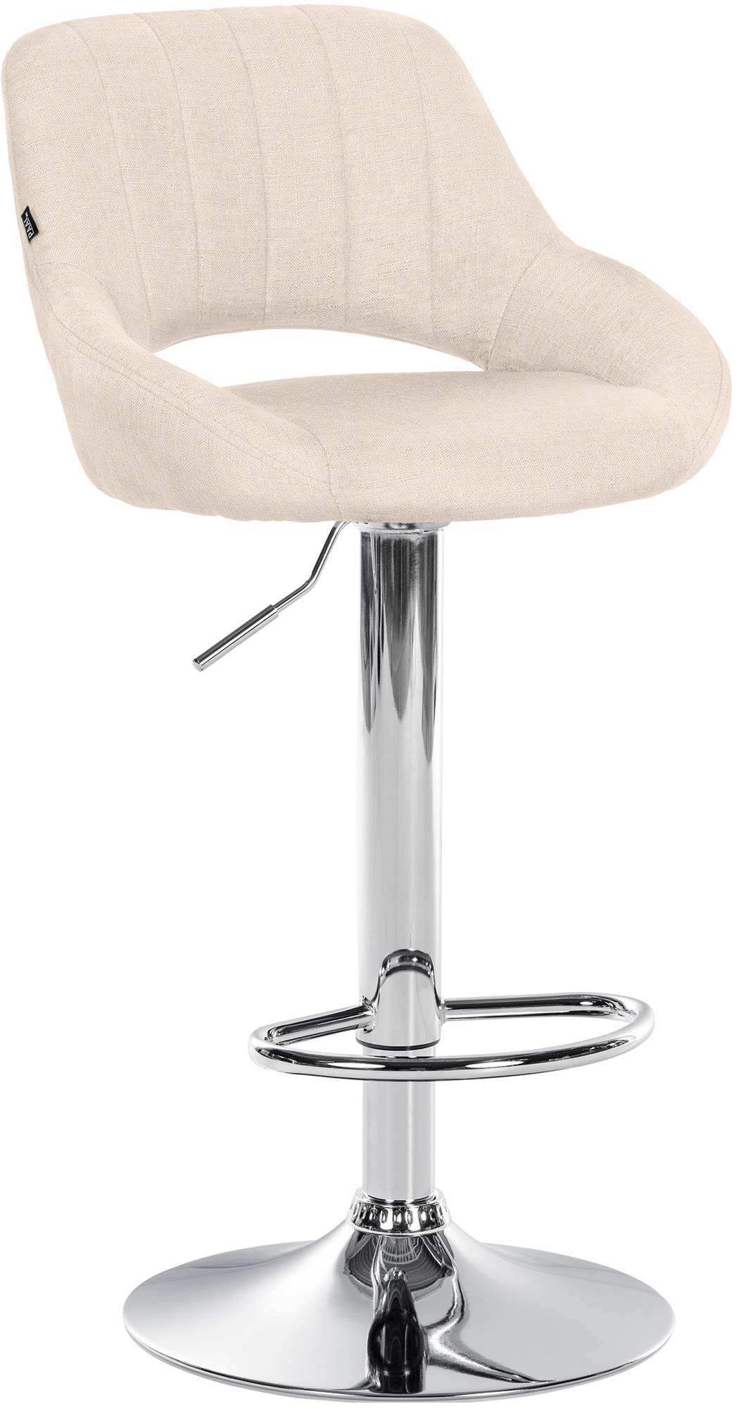 Barhocker Milet Stoff chrom