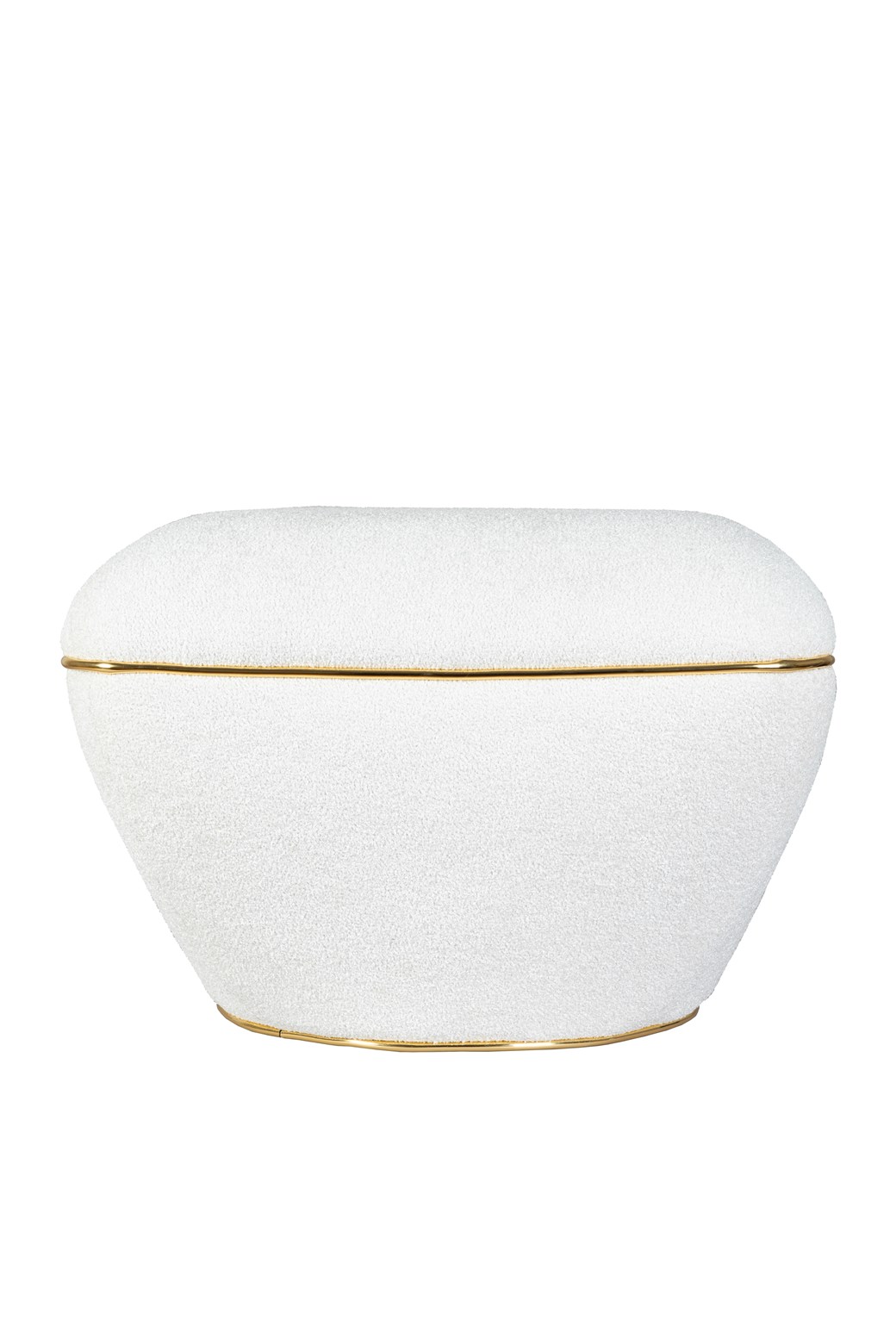 Hocker Hocker Contessa 135 Weiß / Gold