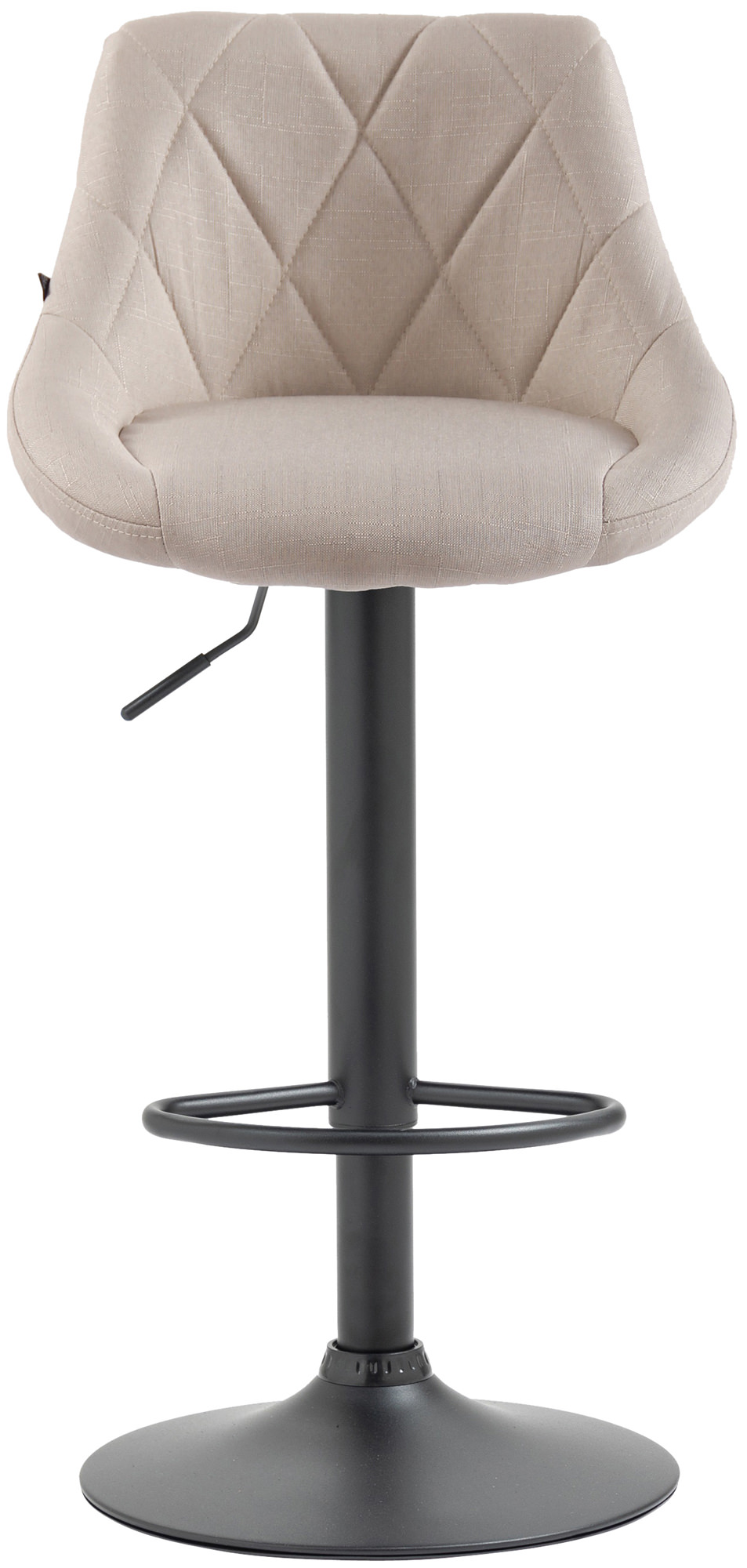 Barhocker Lazio Stoff schwarz