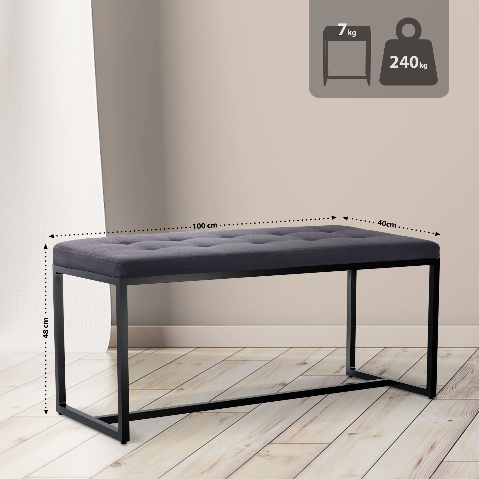 Sitzbank Barci B Stoff