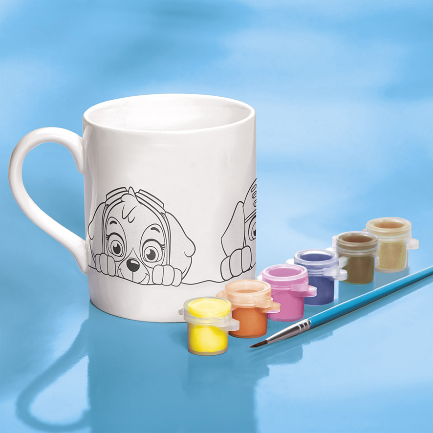Totum GmbH Bastel- & Kreativspielzeug Paw Patrol - Geschenkbox Tasse bemalen & Gips giessen