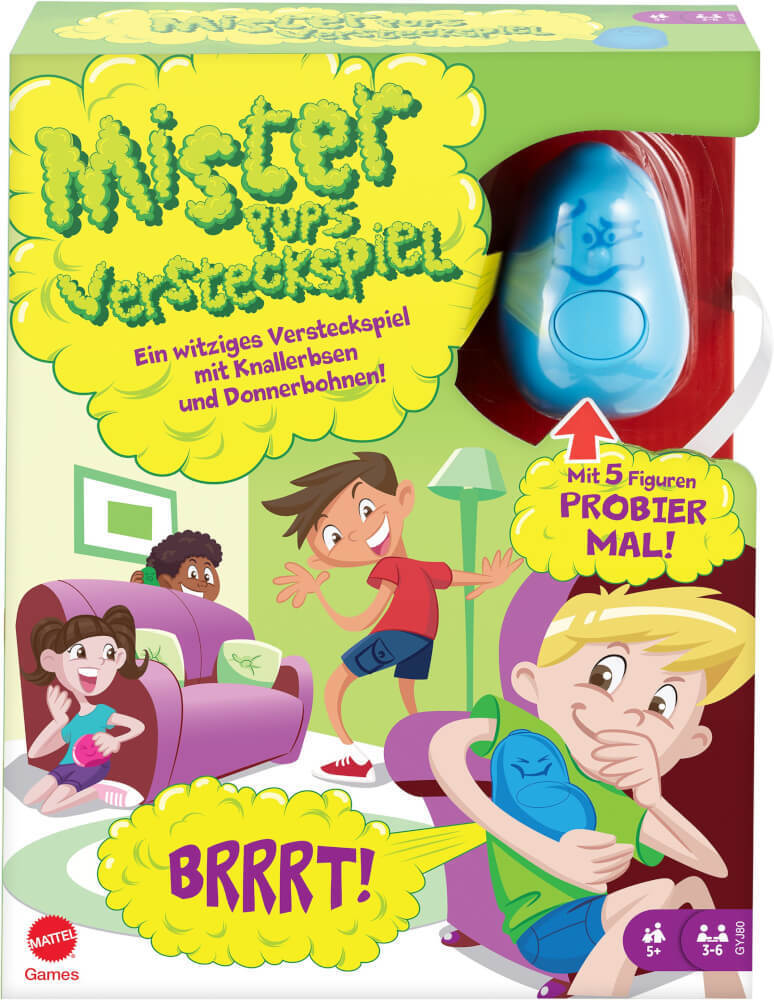 Mattel Unterhaltungsspiele Mattel GYJ80 - Mister Pups Versteckspiel