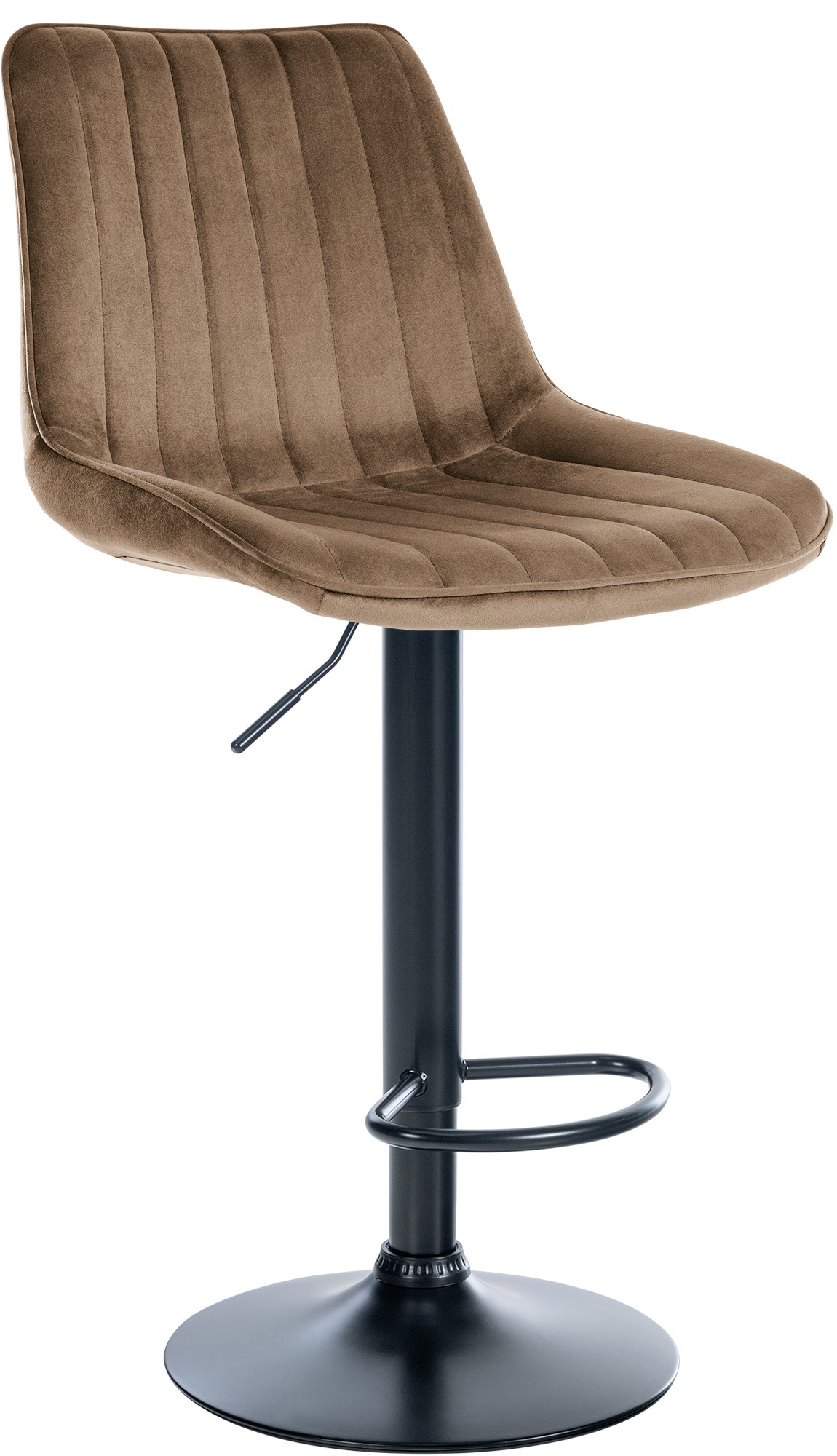 Barhocker Toni Samt schwarz