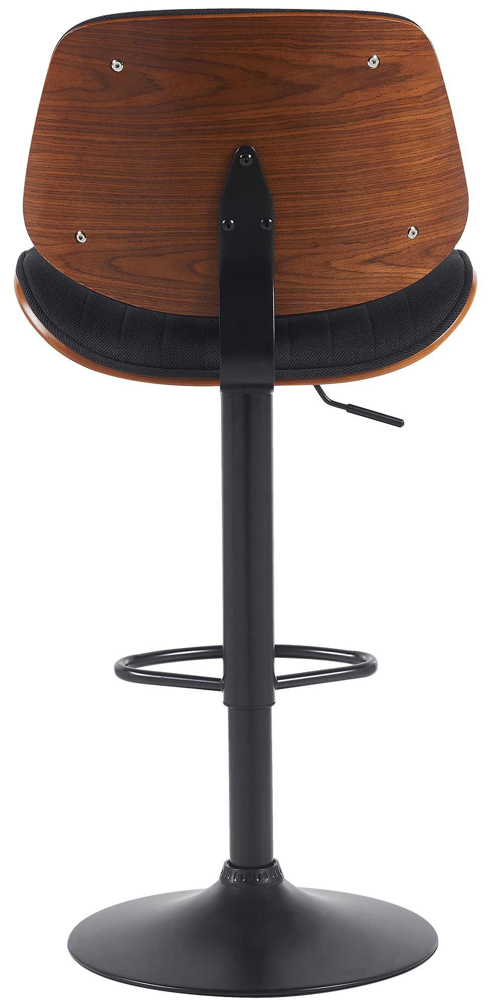 Barhocker Clawson Stoff schwarz