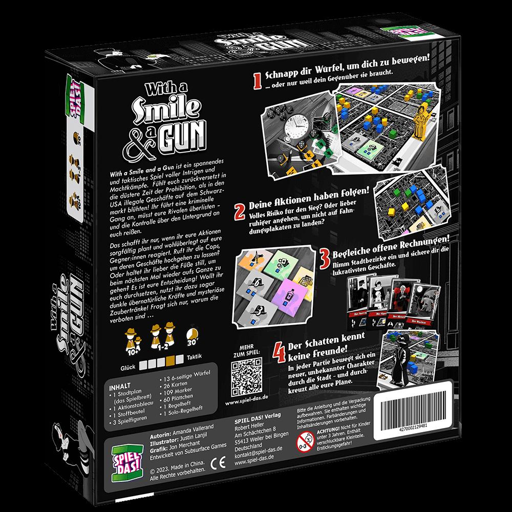 SPIEL DAS! Verlag Brettspiele & Gesellschaftsspiele With a Smile & a Gun - Brettspiel