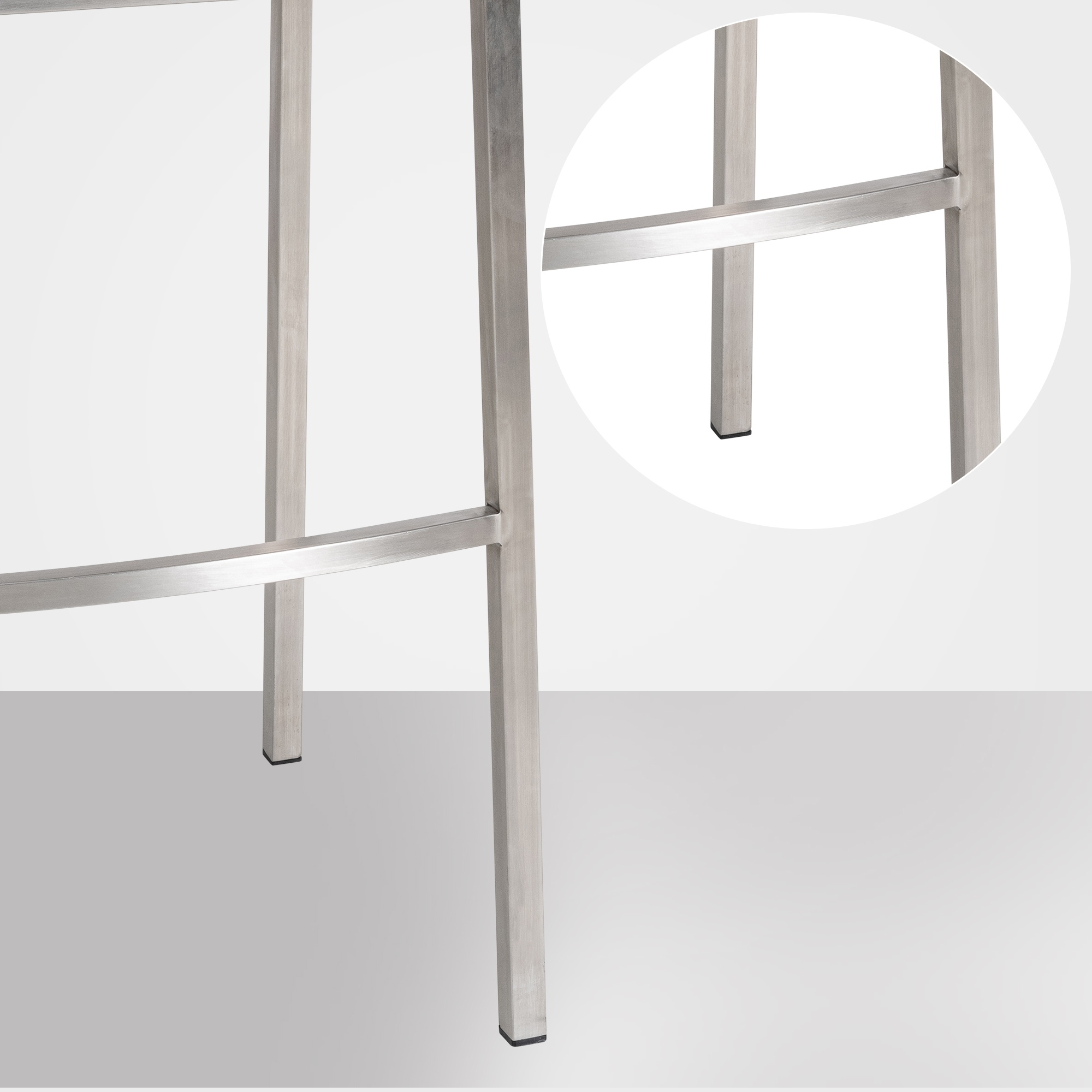 Barhocker Damaso E Filz mit 4-Fuß Gestell