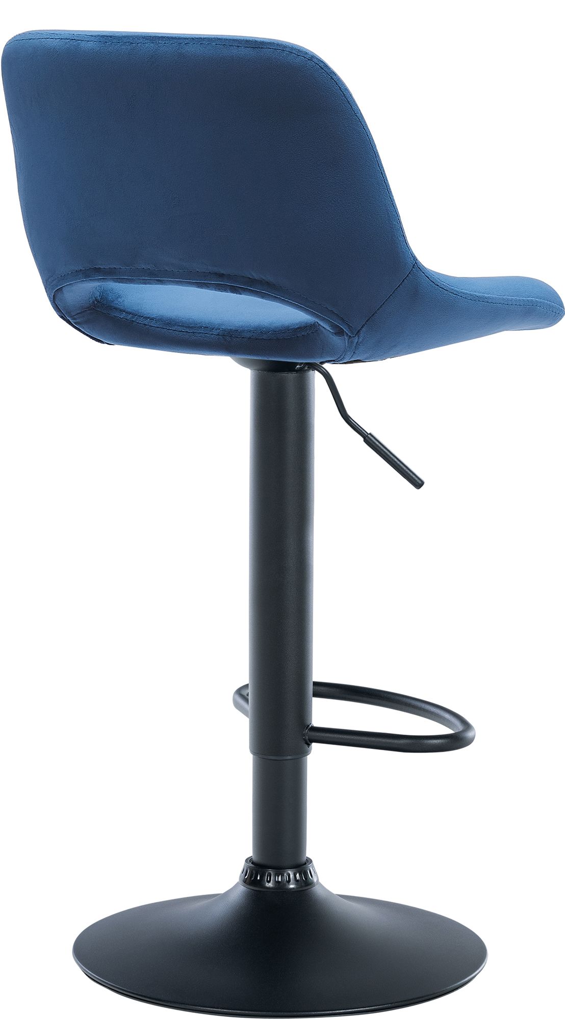 Barhocker Camden Samt schwarz