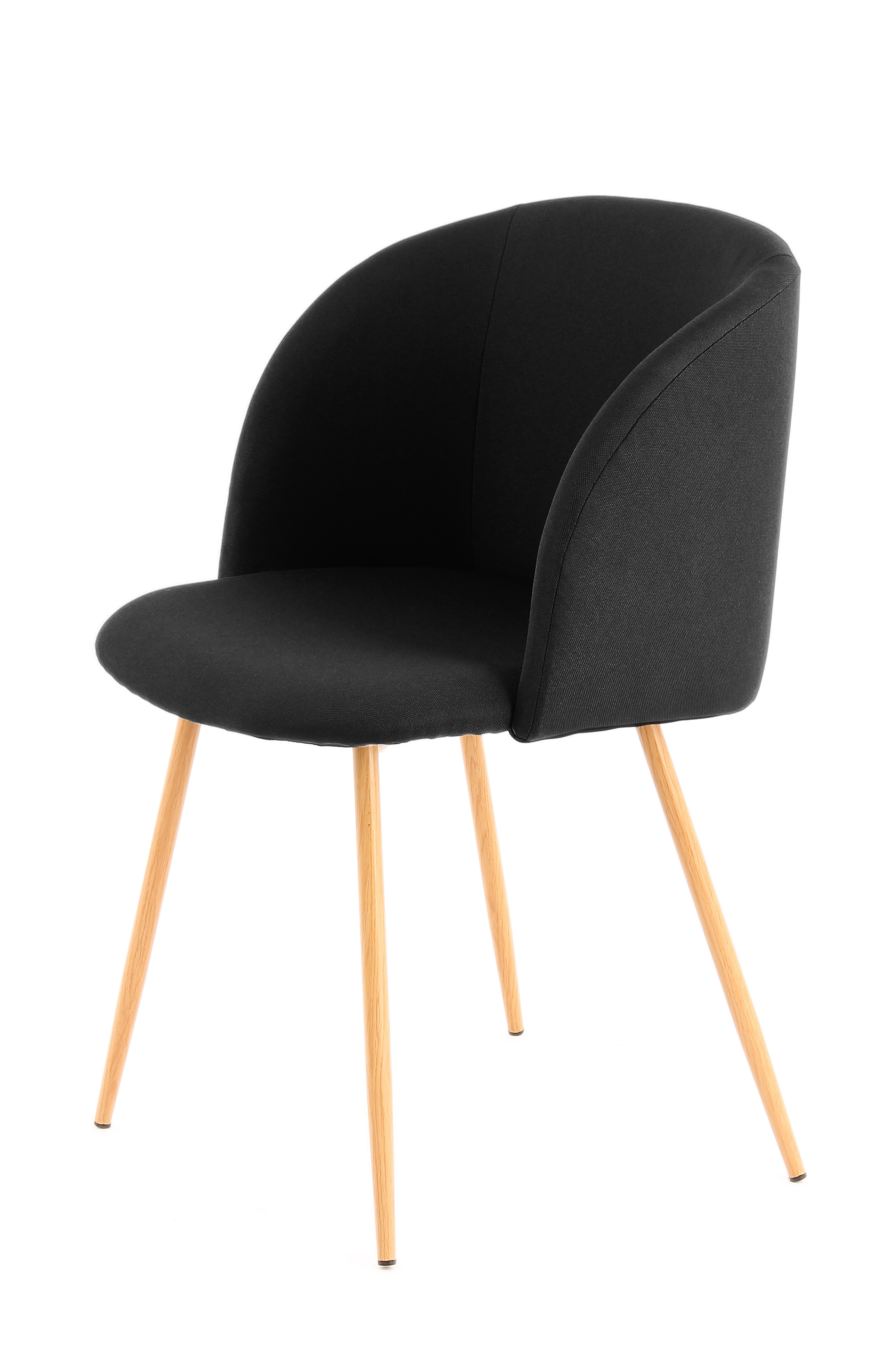 Designstuhl-Set Schwarz