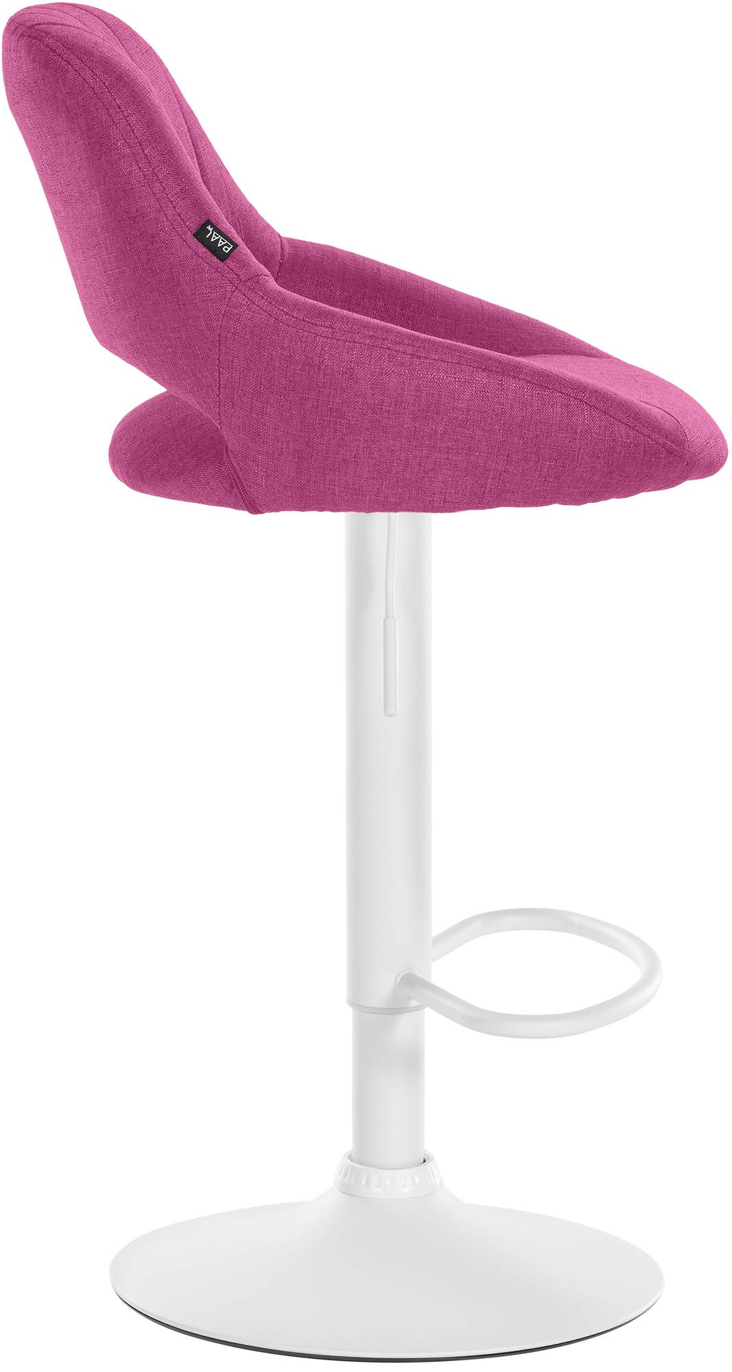Barhocker Milet Stoff weiß