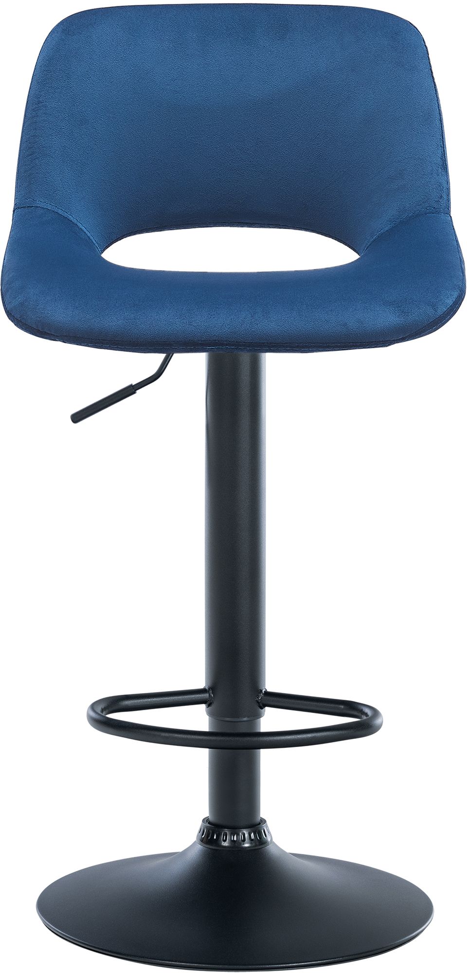 Barhocker Camden Samt schwarz