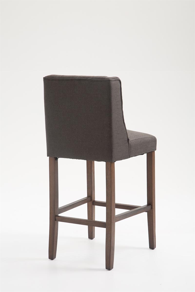 Barhocker Cassandra Stoff Antik-dunkel