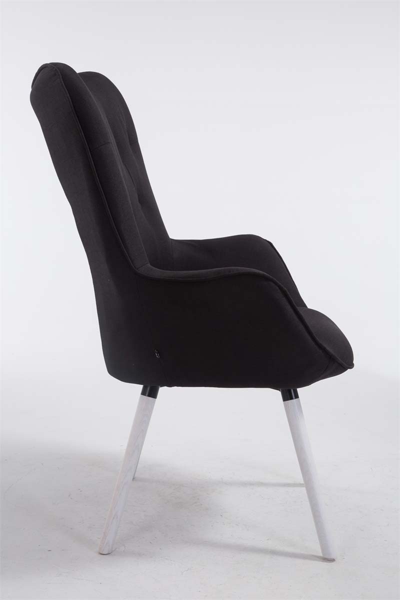 Lounger Aalborg Weiß Stoff