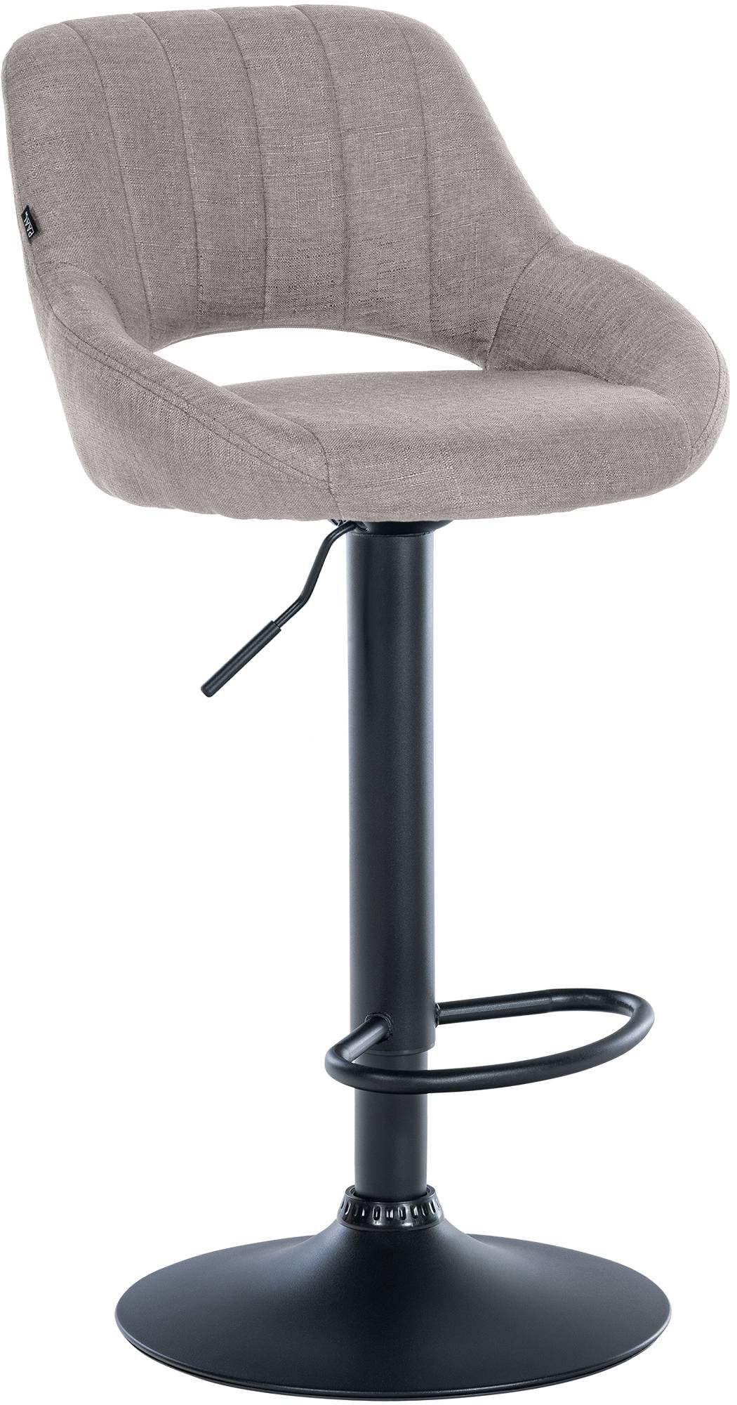 Barhocker Milet Stoff schwarz