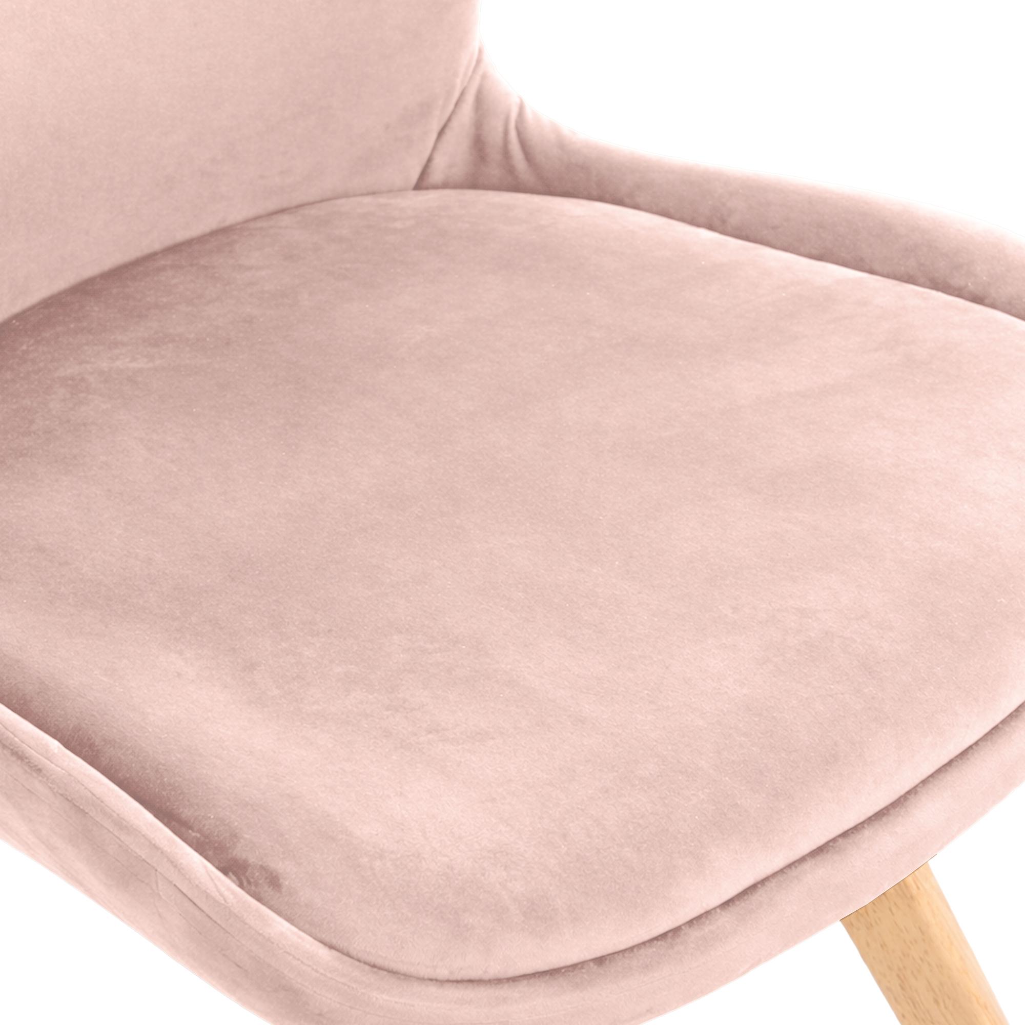 4er Set Stuhl Luna Samt