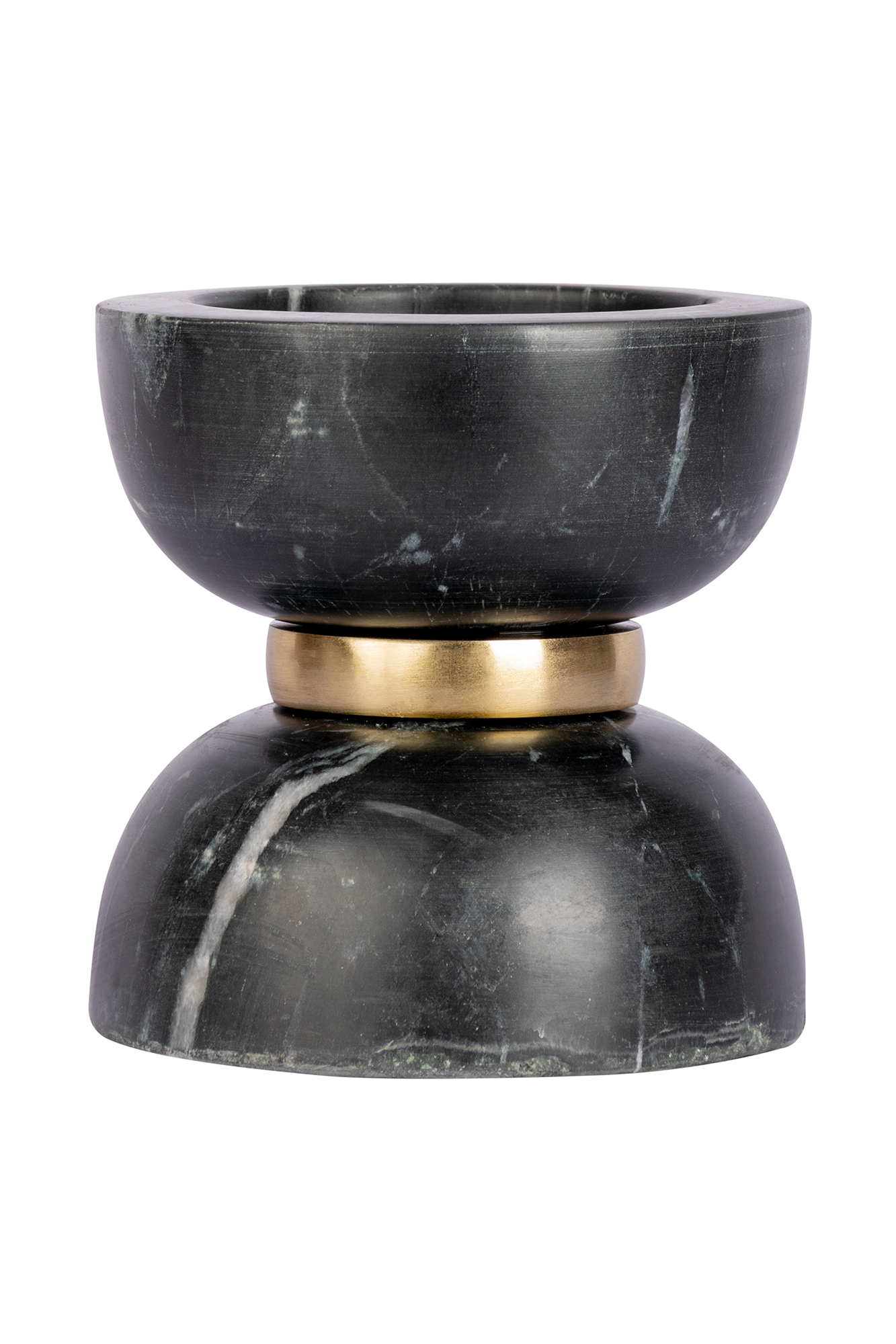 Antik anmutender Kerzenhalter Schwarz
