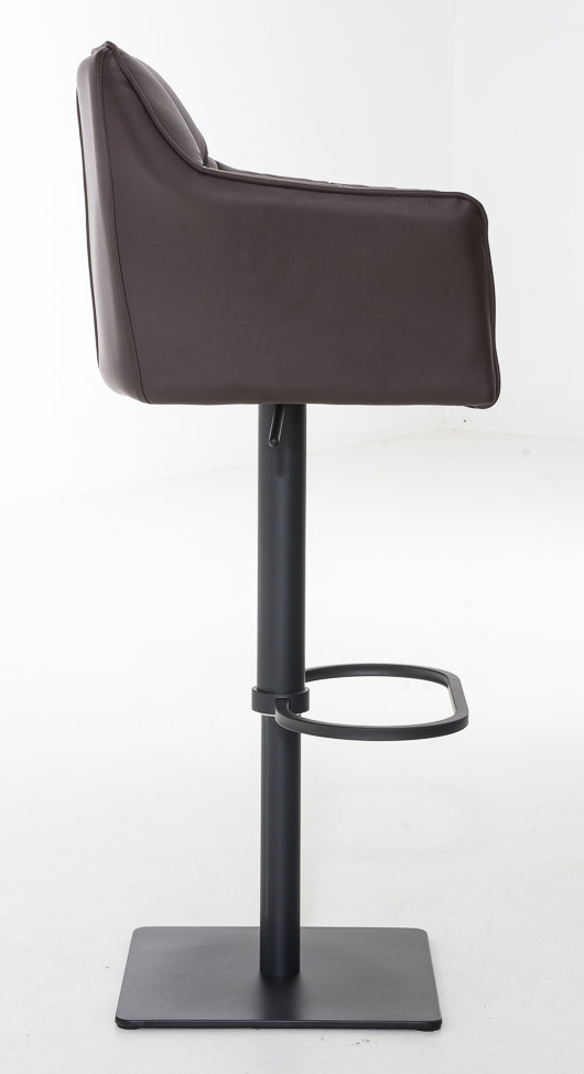 2er Set Barhocker Damaso Kunstleder schwarz